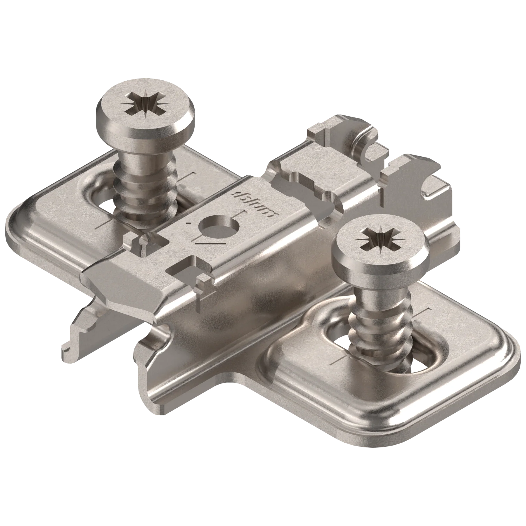 CLIP wing mounting plates System screw 3mm Nickel