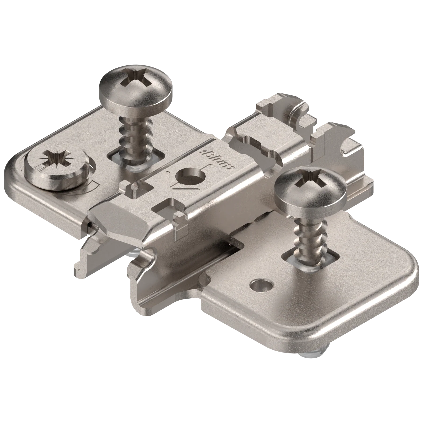 CLIP mounting plates Cam height adjustable mounting plates 3mm Nickel - Image 2