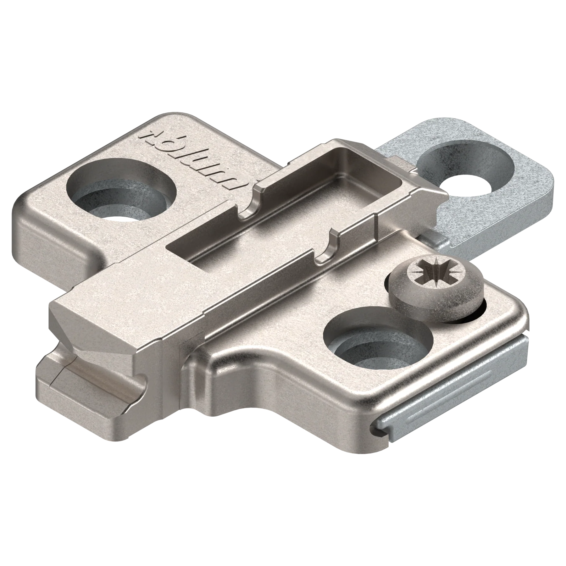 CLIP mounting plates Wing mounting plates 0mm Nickel system screw