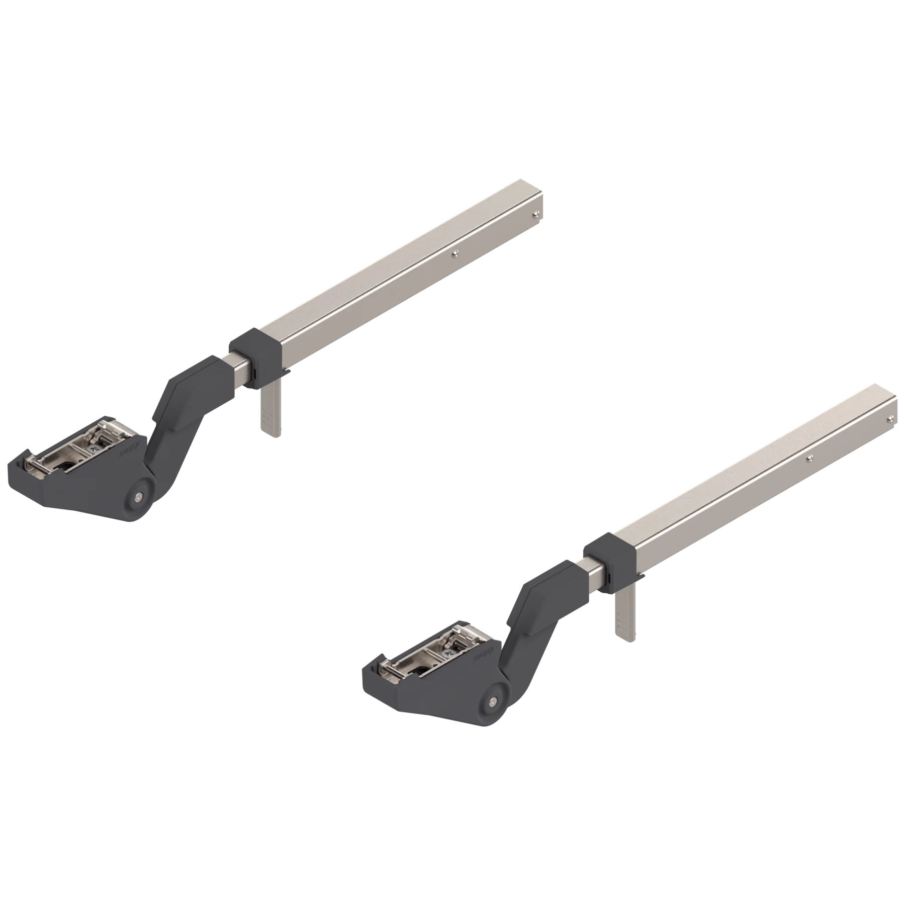 AVENTOS HF Arm assembly Nickel Cabinet range height 18-7/8" to 22"