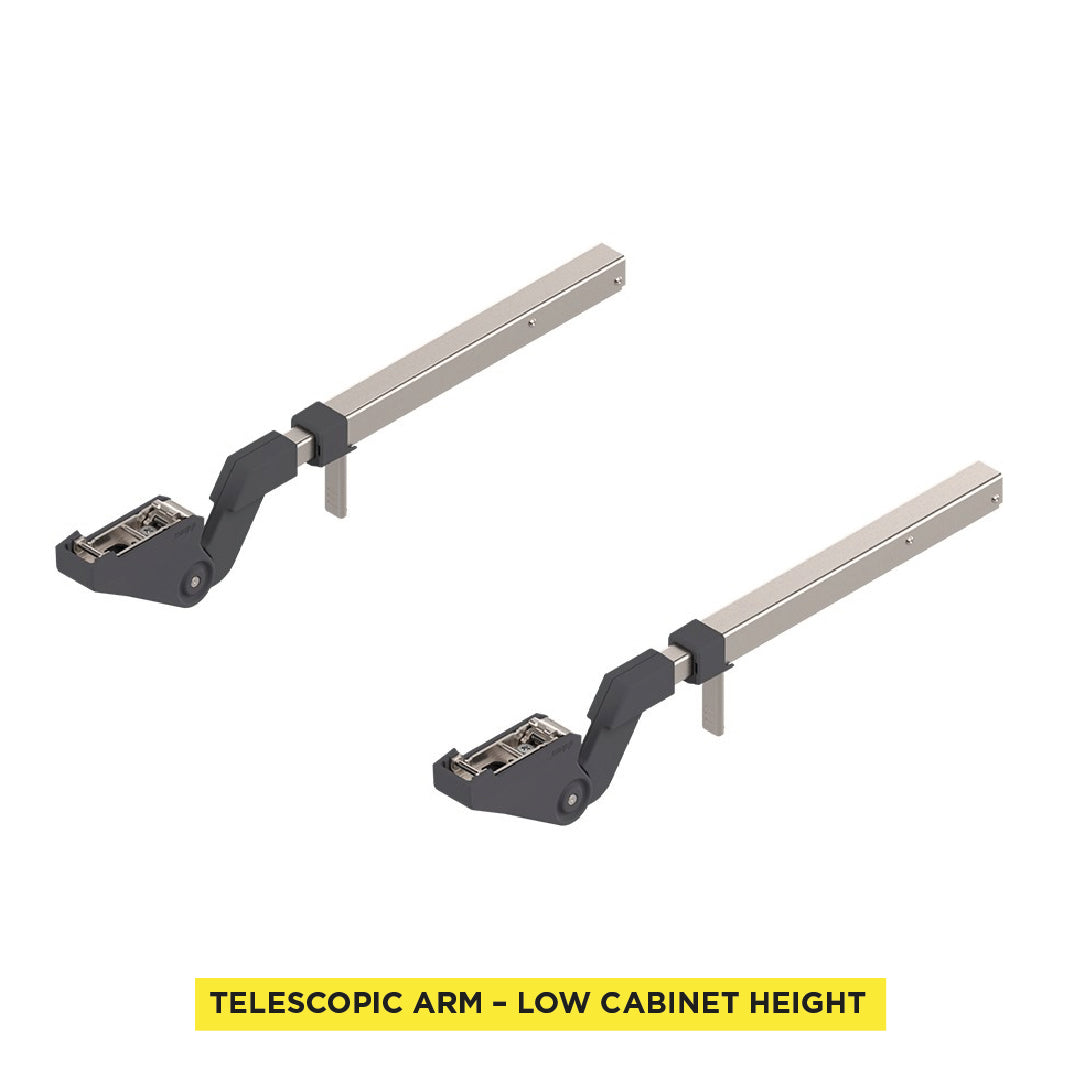 AVENTOS HF Arm assembly Nickel Cabinet range height 18-7/8" to 22" - Image 6