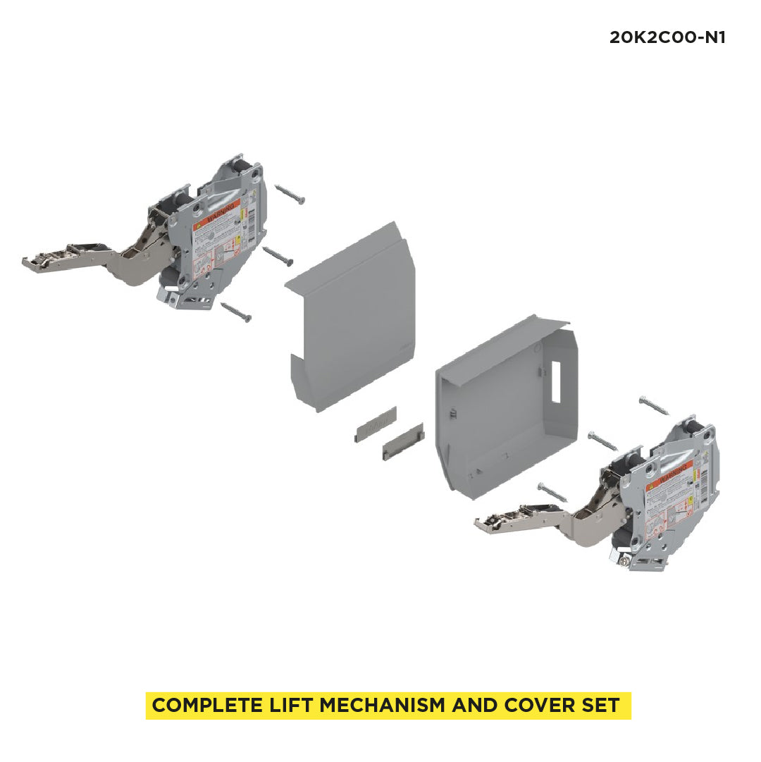 AVENTOS HK-S Lift mechanism Light Grey Power Factor Range 40-85 - Image 6