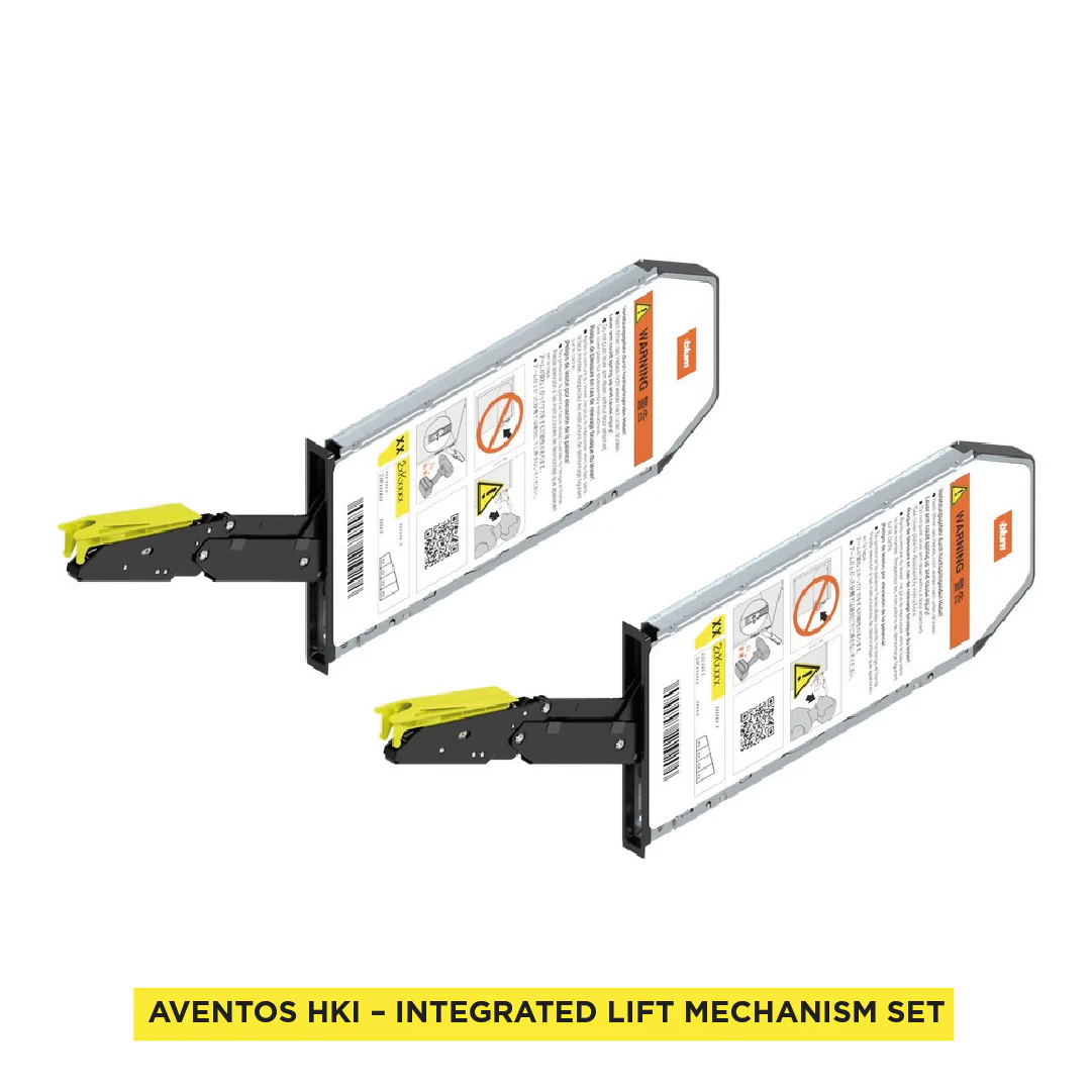 Aventos HKI, Lift Mechanism (Set), PF=420-1610 (With 2 Pieces), For TIP-ON, Onyx Black - Image 5