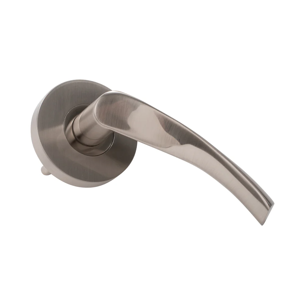 Door Lever Florence Passage Satin Nickel - Image 5