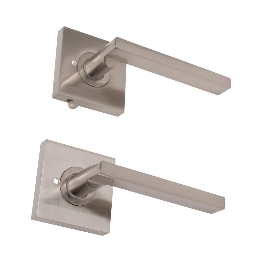 Door Lever Livorno Passage Satin Nickel - Image 3