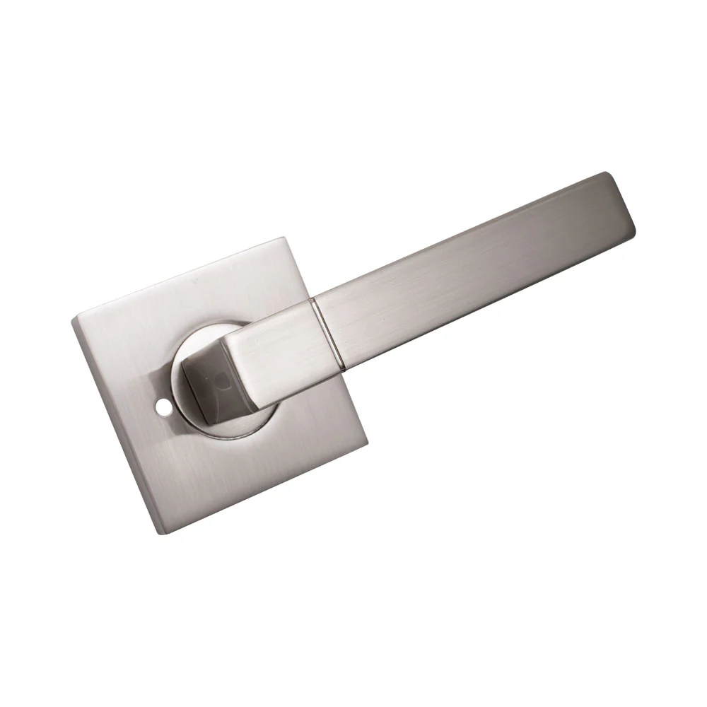 Door Lever Milano Passage Satin Nickel - Image 3