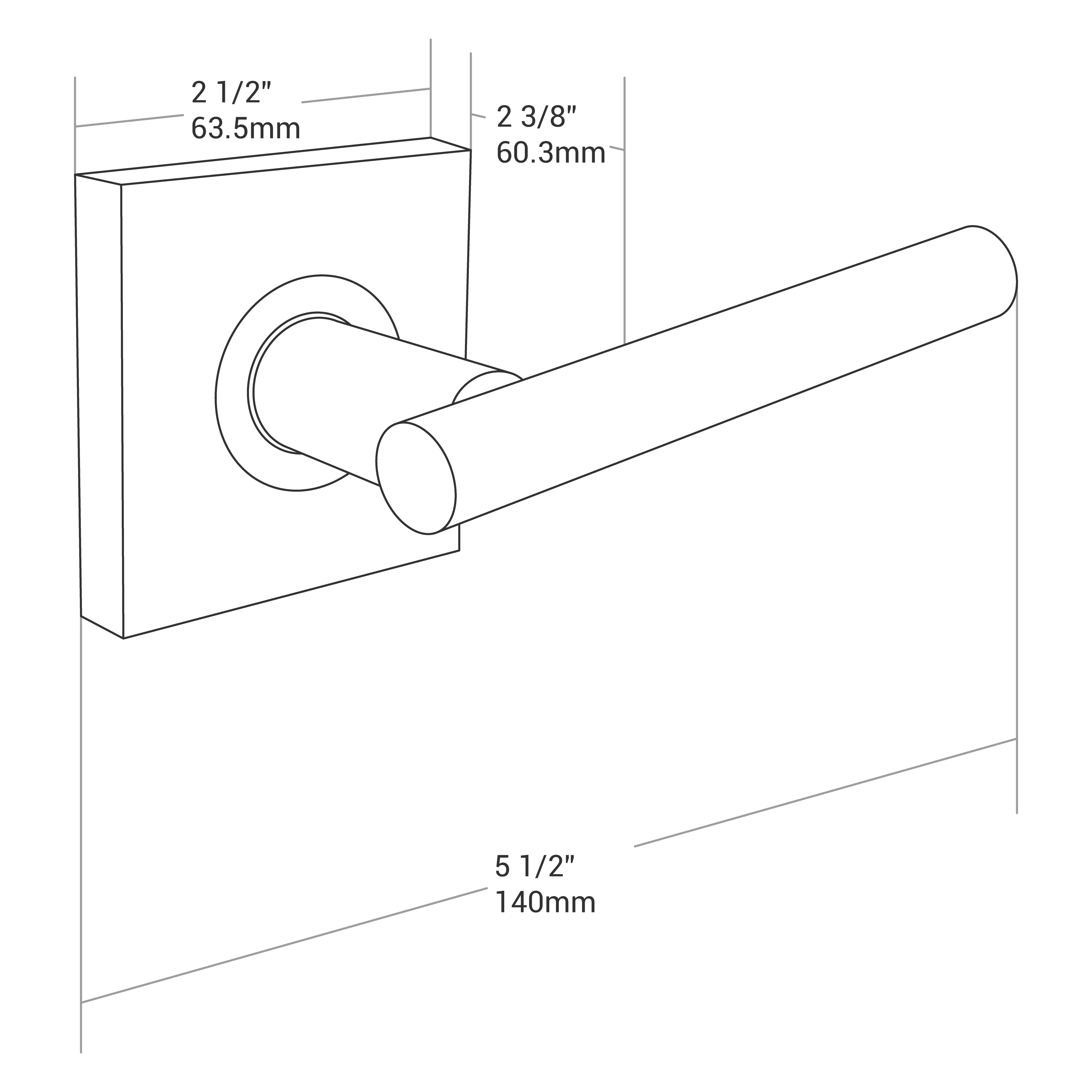 Door Lever Sienna Privacy Satin Nickel - Image 6
