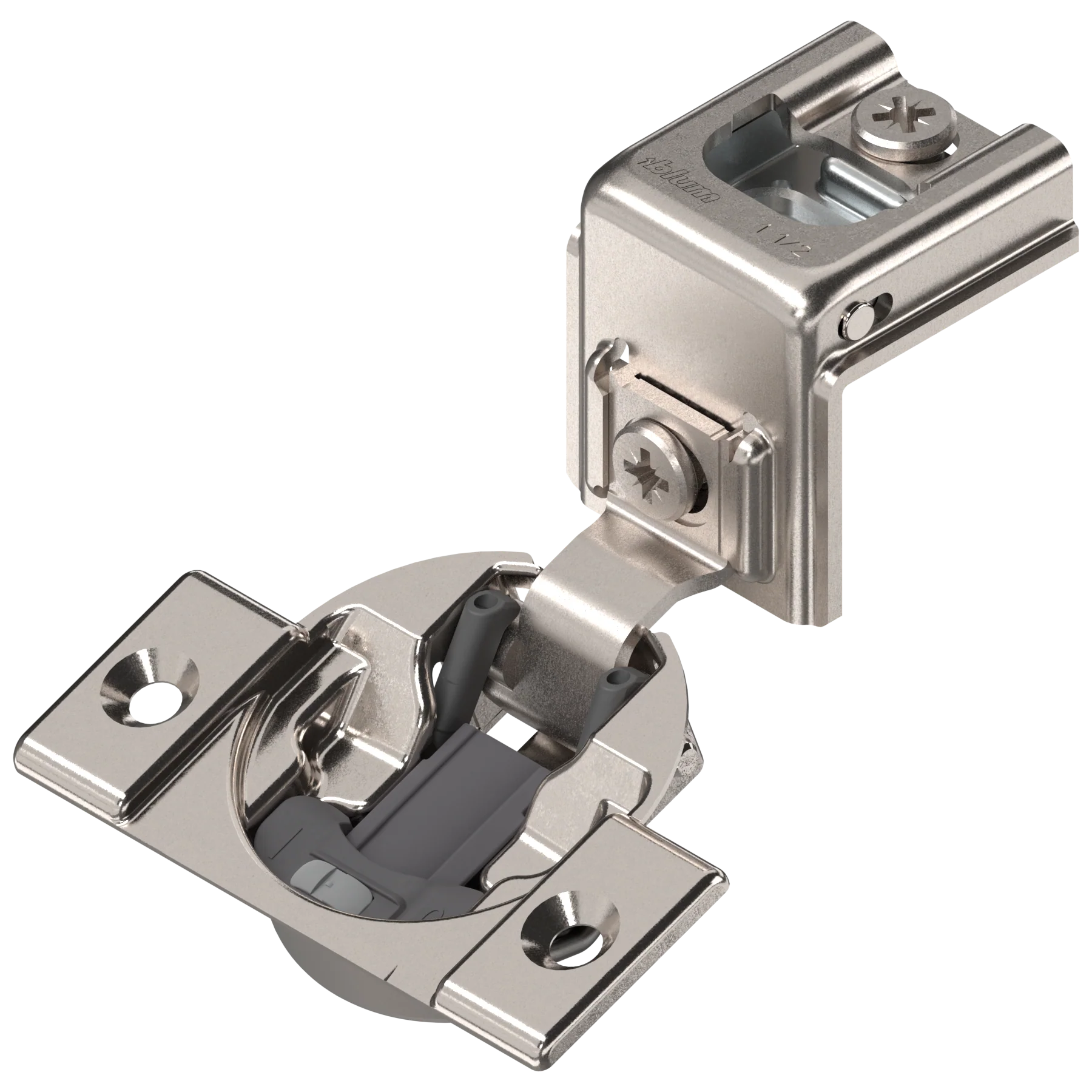 Blum COMPACT BLUMOTION 39C face frame hinges 1-1/2'' Nickel