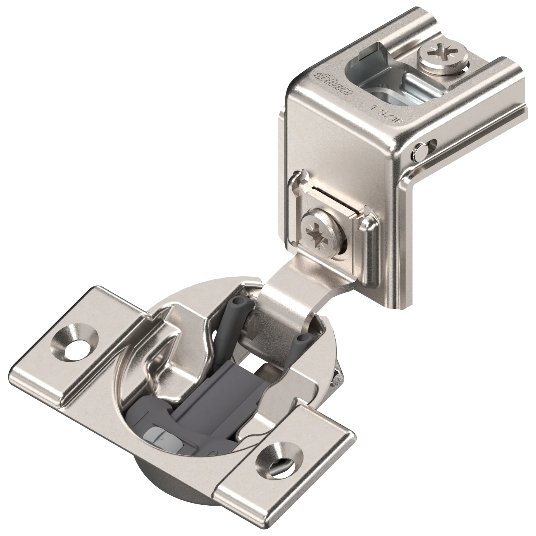 Blum COMPACT BLUMOTION 39C face frame hinges 1-9/16'' Nickel