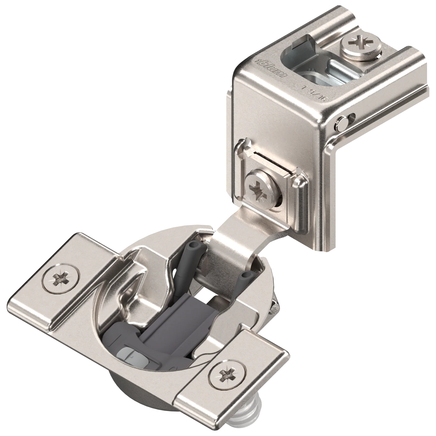 Blum COMPACT BLUMOTION 39C face frame hinges 1-9/16'' Nickel