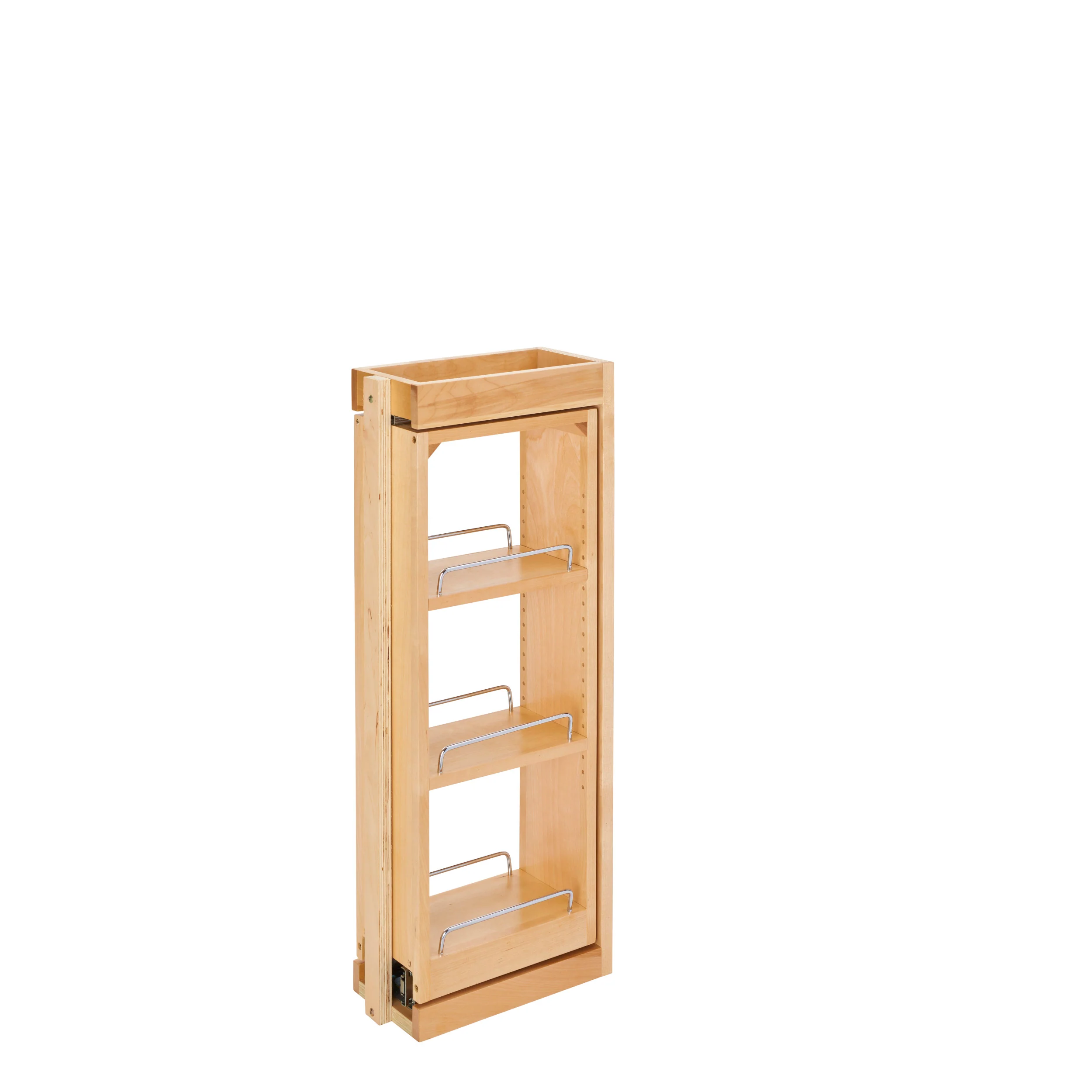 6 in. W x 30 in. H Pull-Out Between Cabinet Wall Filler w/Soft-Close Natural 6 in (152 mm) W x 11.13 in (283 mm) D x 30 in (762 mm) H - Image 6