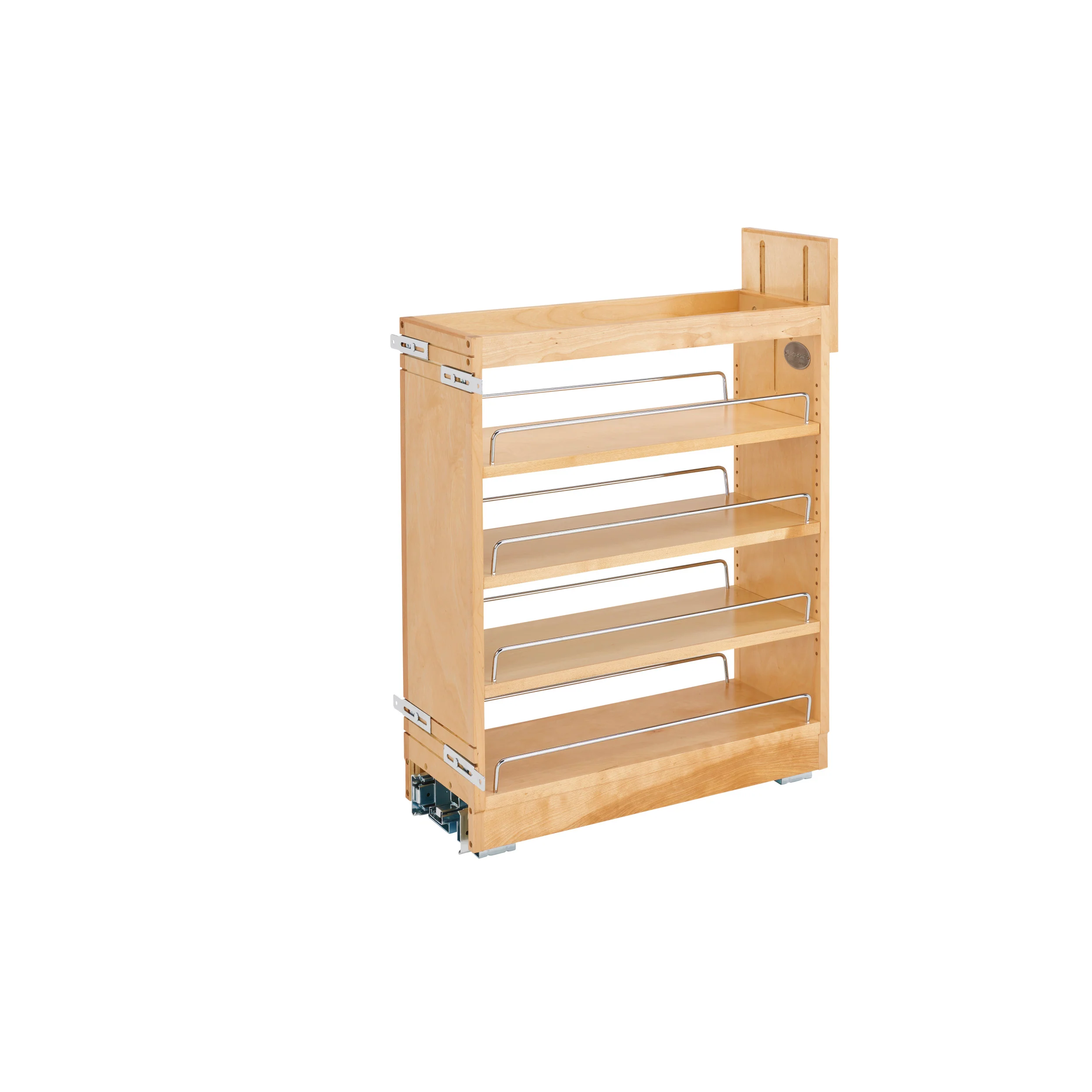 8 in Base Cabinet Organizer Soft-Close Natural 8 in (203 mm) W x 21.65 in (550 mm) D x 25.5 in (648 mm) H - Image 2
