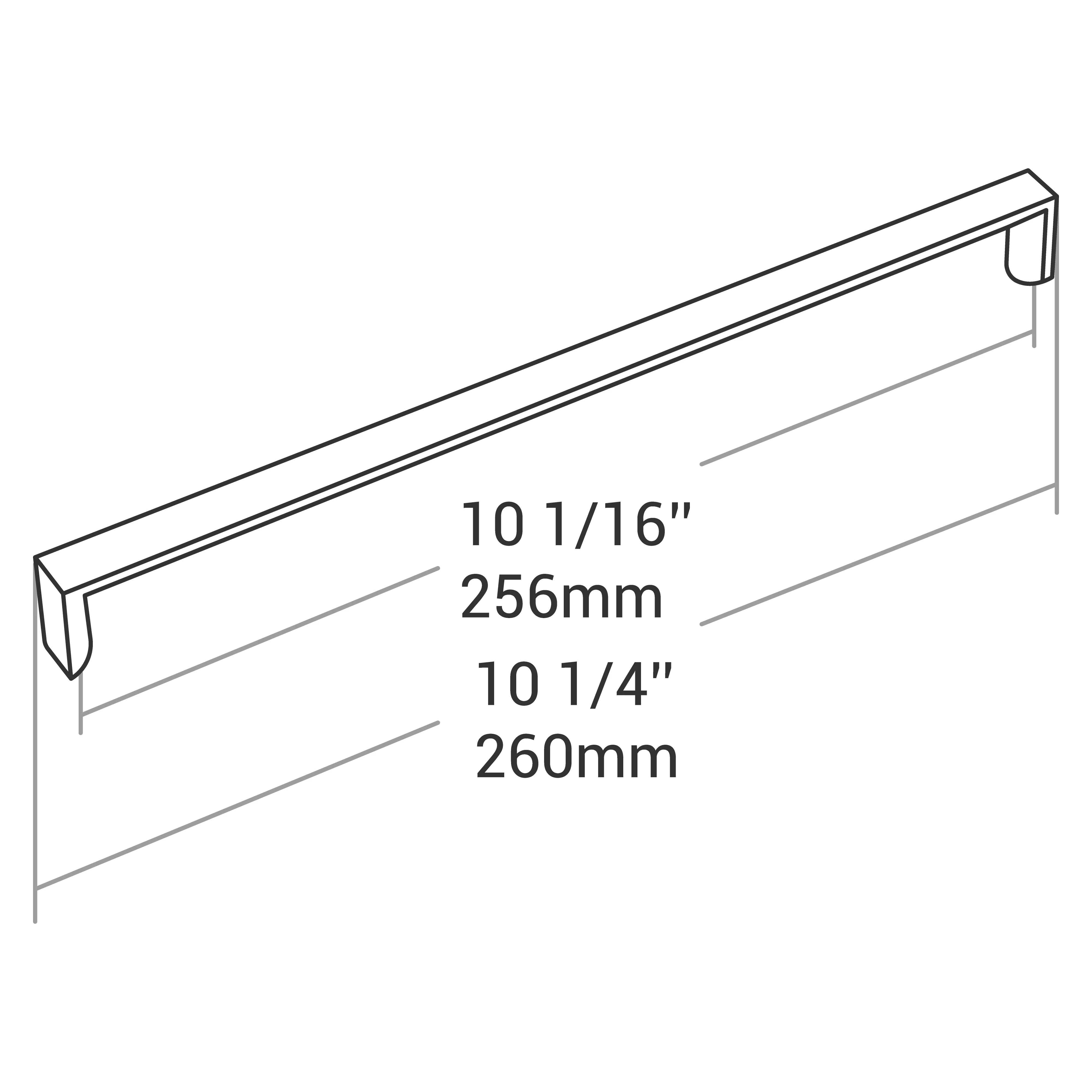 HANDLE BRUSHED NICKEL 256MM - Image 5