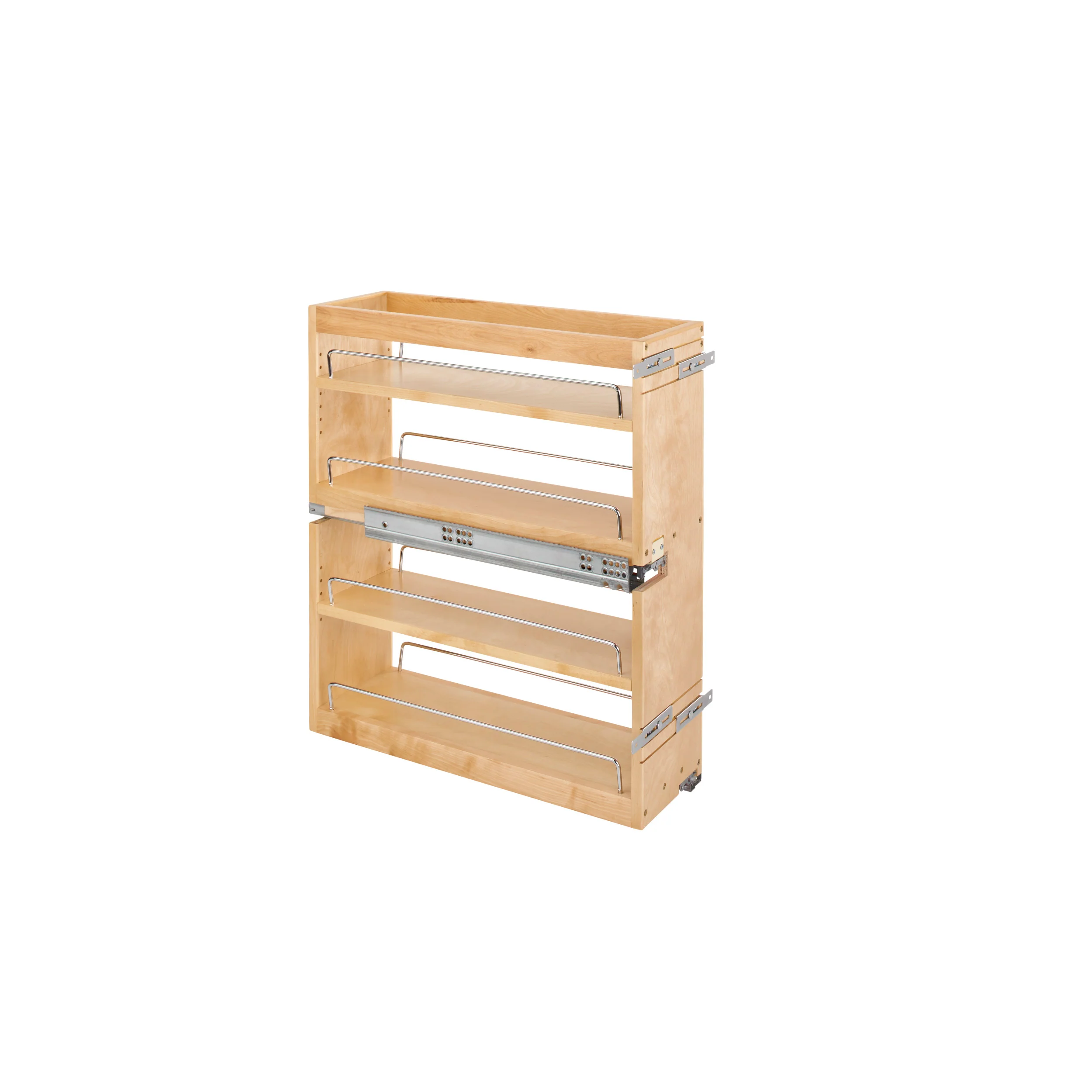 10.5 in Base Cabinet Organizer Soft-Close Natural 10.5 in (267 mm) W x 21.81 in (554 mm) D x 25.25 in (641 mm) H