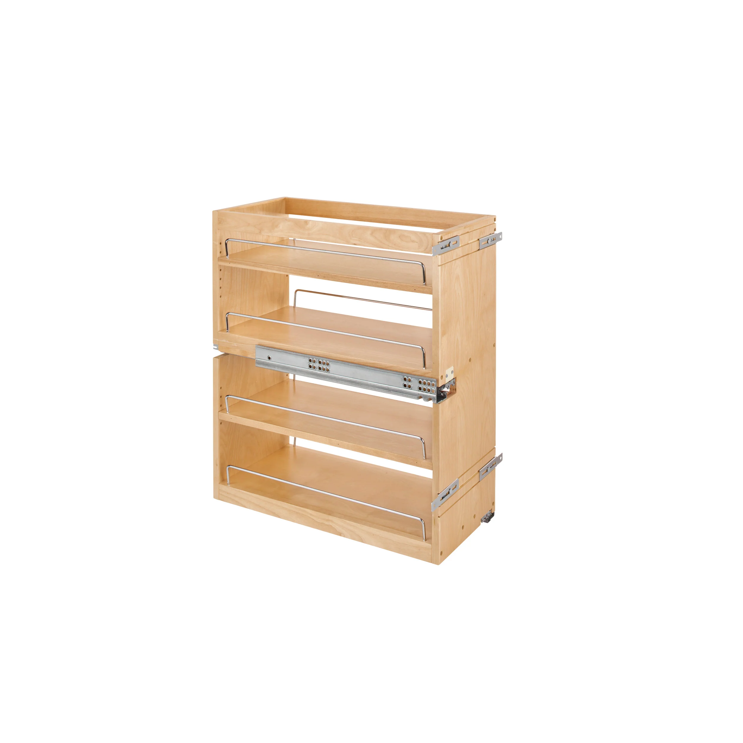 10.5 in Base Cabinet Organizer Soft-Close Natural 10.5 in (267 mm) W x 21.81 in (554 mm) D x 25.25 in (641 mm) H - Image 3