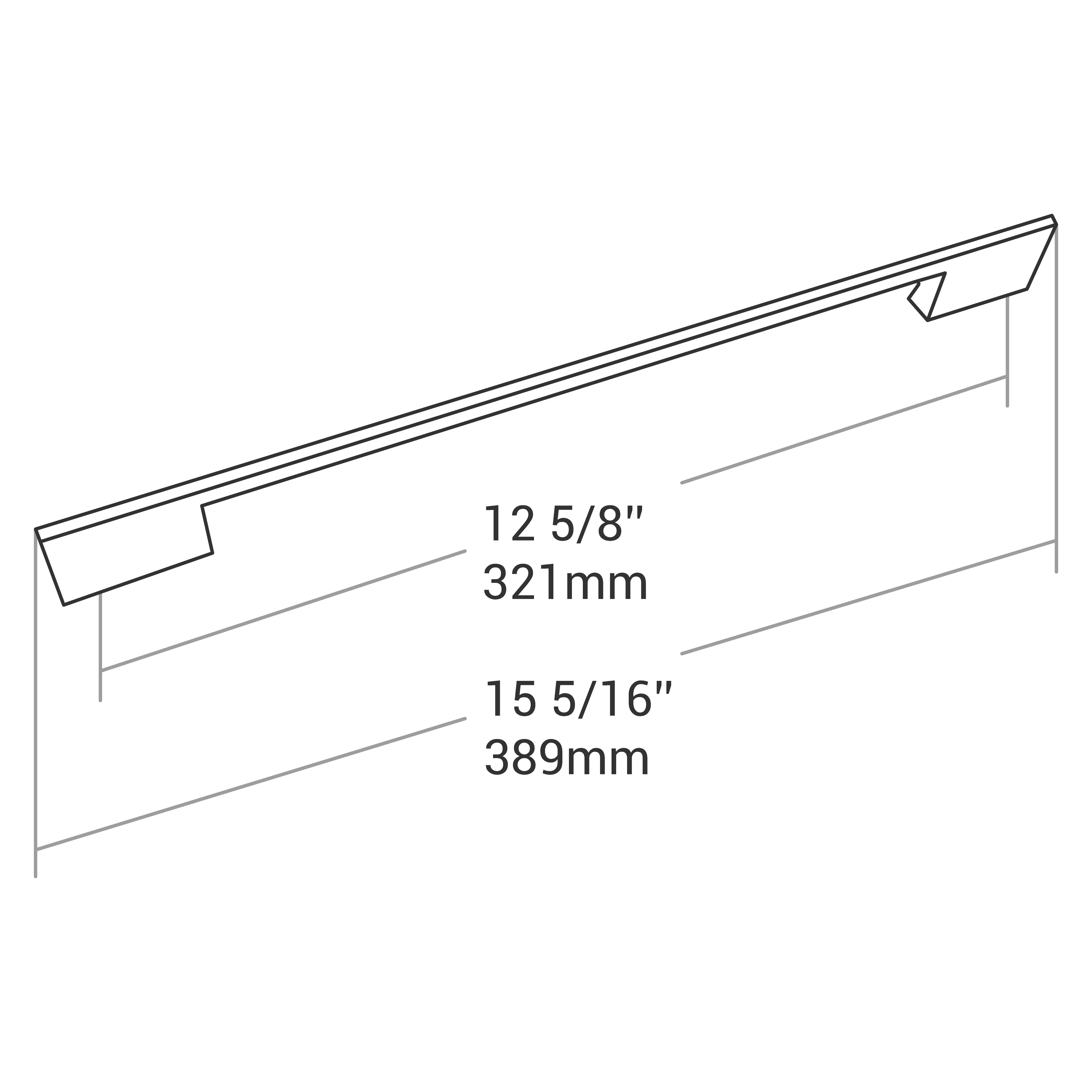 HANDLE MATT BLACK 320MM - Image 4