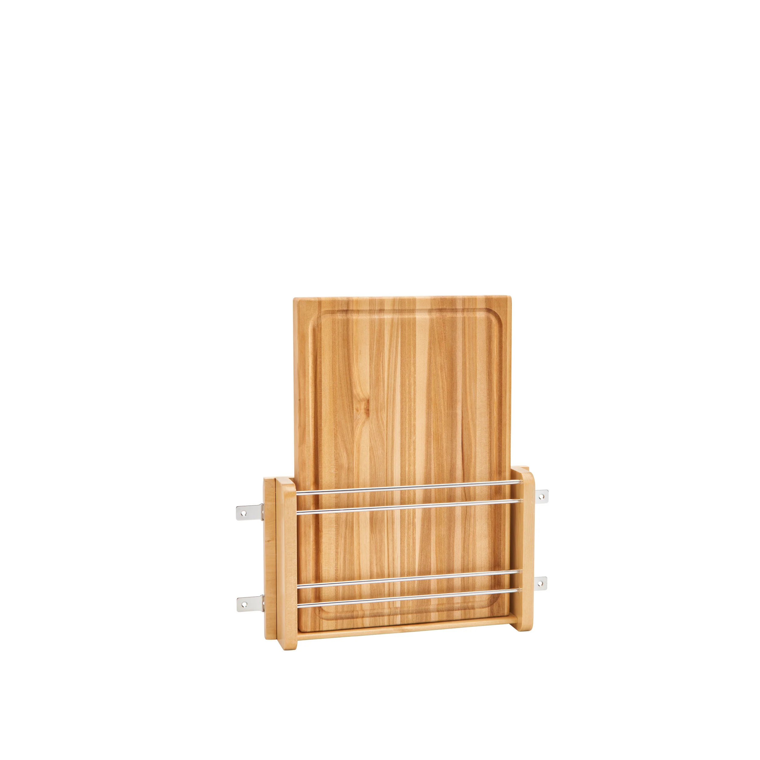 Door mount Polymer Cutting Board Natural 14.75 in (375 mm) W x 2 in (51 mm) D x 16.44 in (418 mm) H