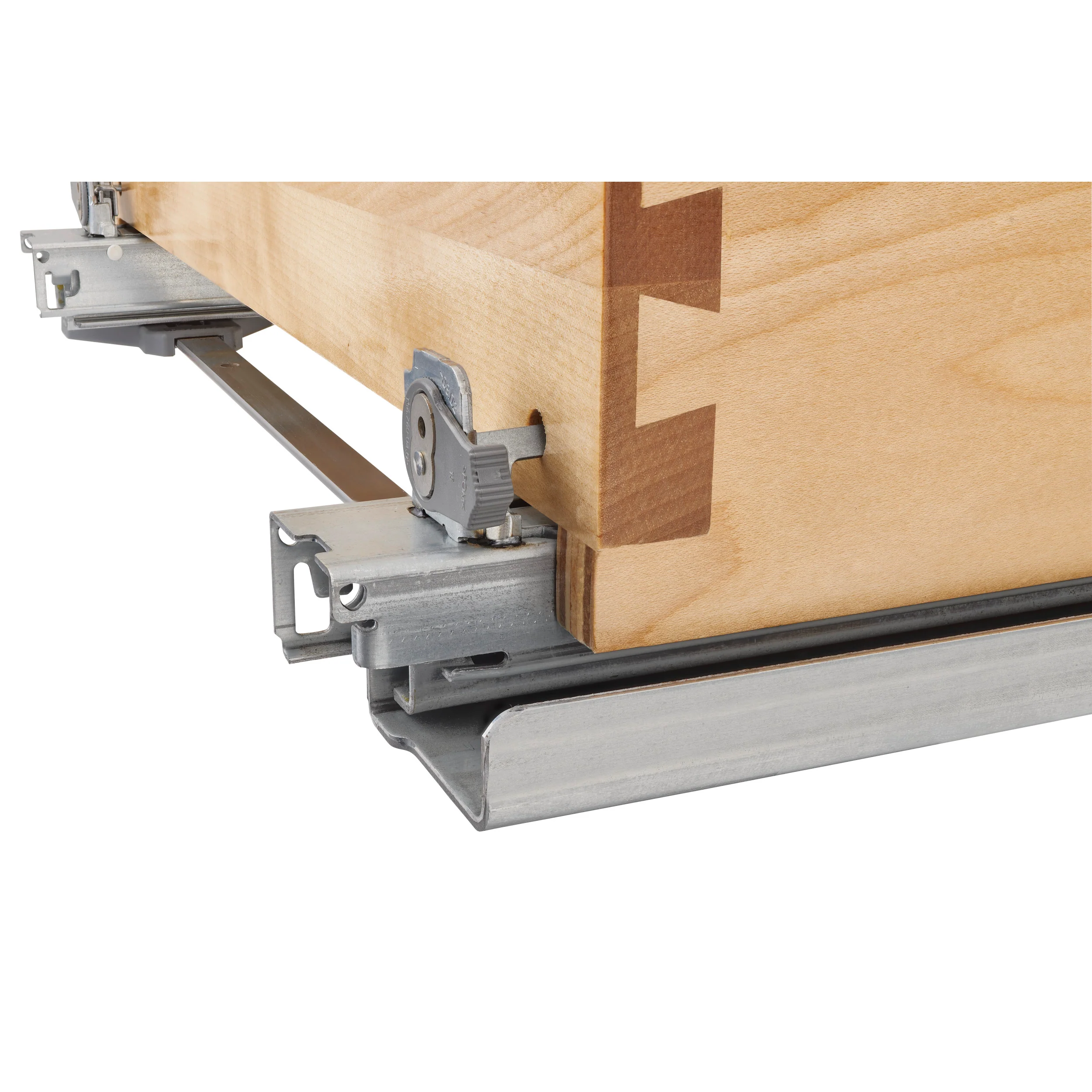 Double 35 Qrt Pull-Out Waste Container Natural  15 in (381 mm) W x 21.75 in (552 mm) D x 20.38 in (518 mm) H