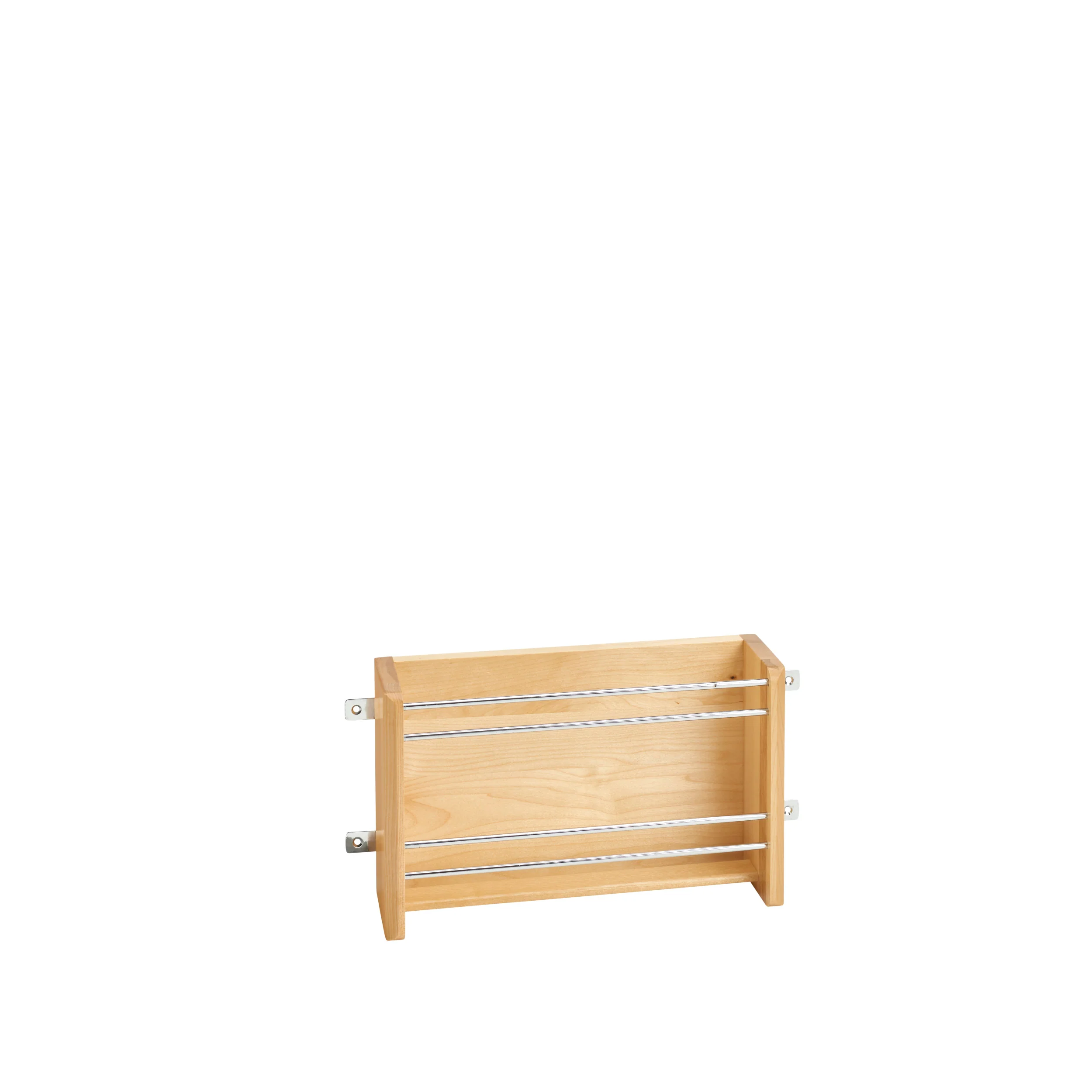 18 in Medium Door mount Foil Rack Natural 13.13 in (334 mm) W x 4 in (102 mm) D x 8 in (203 mm) H - Image 2