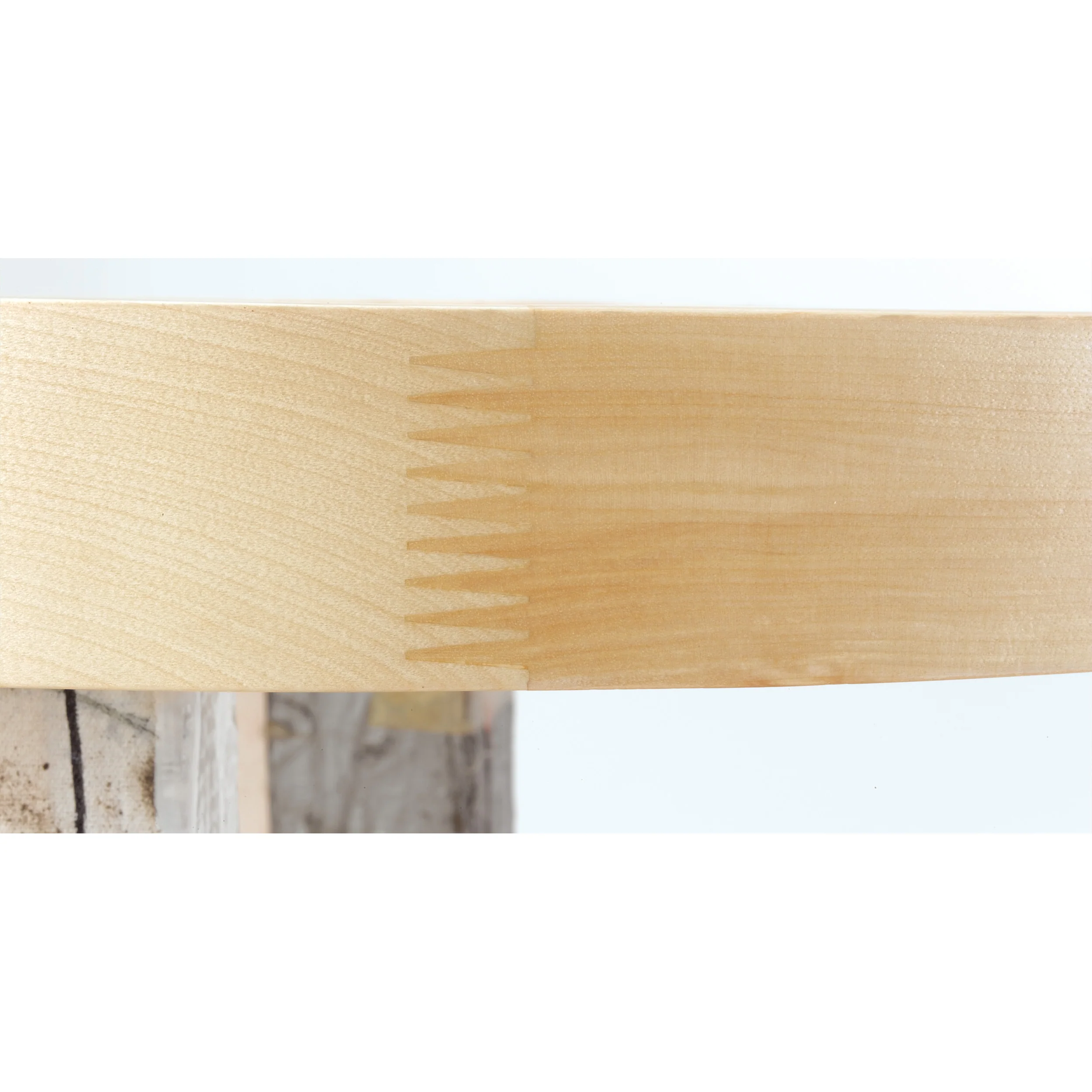 18 in Wood Full Circle Lazy Susans 3-Shelf w/long post Natural  18 in (457 mm) W x 18 in (457 mm) D x 38 in (965 mm) H - Image 2