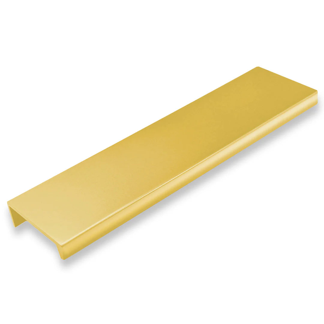 HANDLE FINGER TIP O/A 230MM SATIN BRASS - Image 3