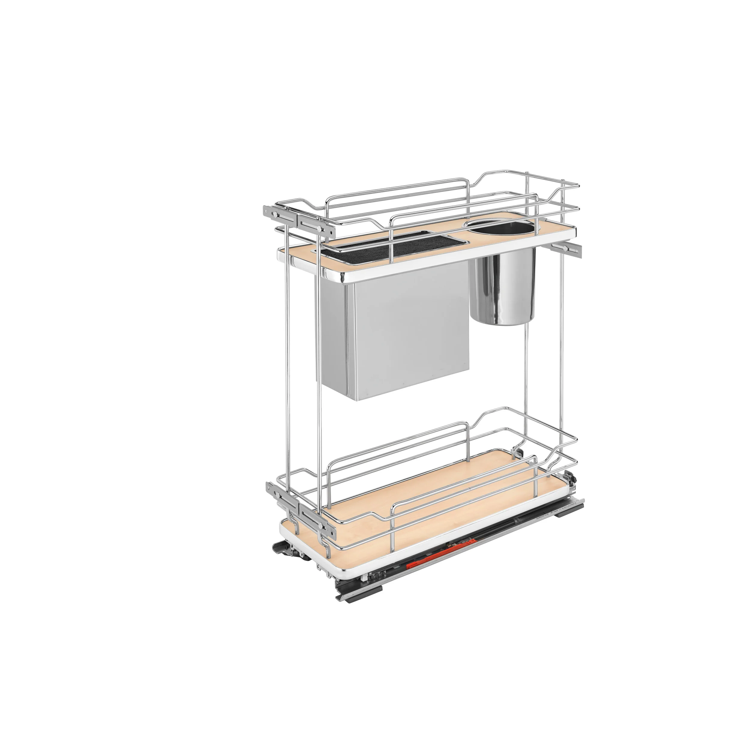 Two-Tier Knife Organizer with Blum Soft-Close Natural  8.75 in (222 mm) W x 21.69 in (551 mm) D x 24 in (610 mm) H
