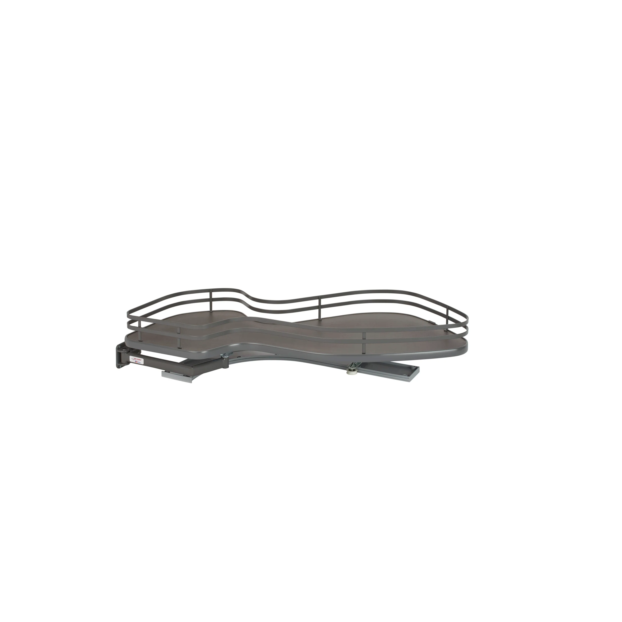 15 in Single-Tier Organizer for a Blind Right Gray 33 in (838 mm) W x 21.85 in (555 mm) D x 6.5 in (165 mm) H
