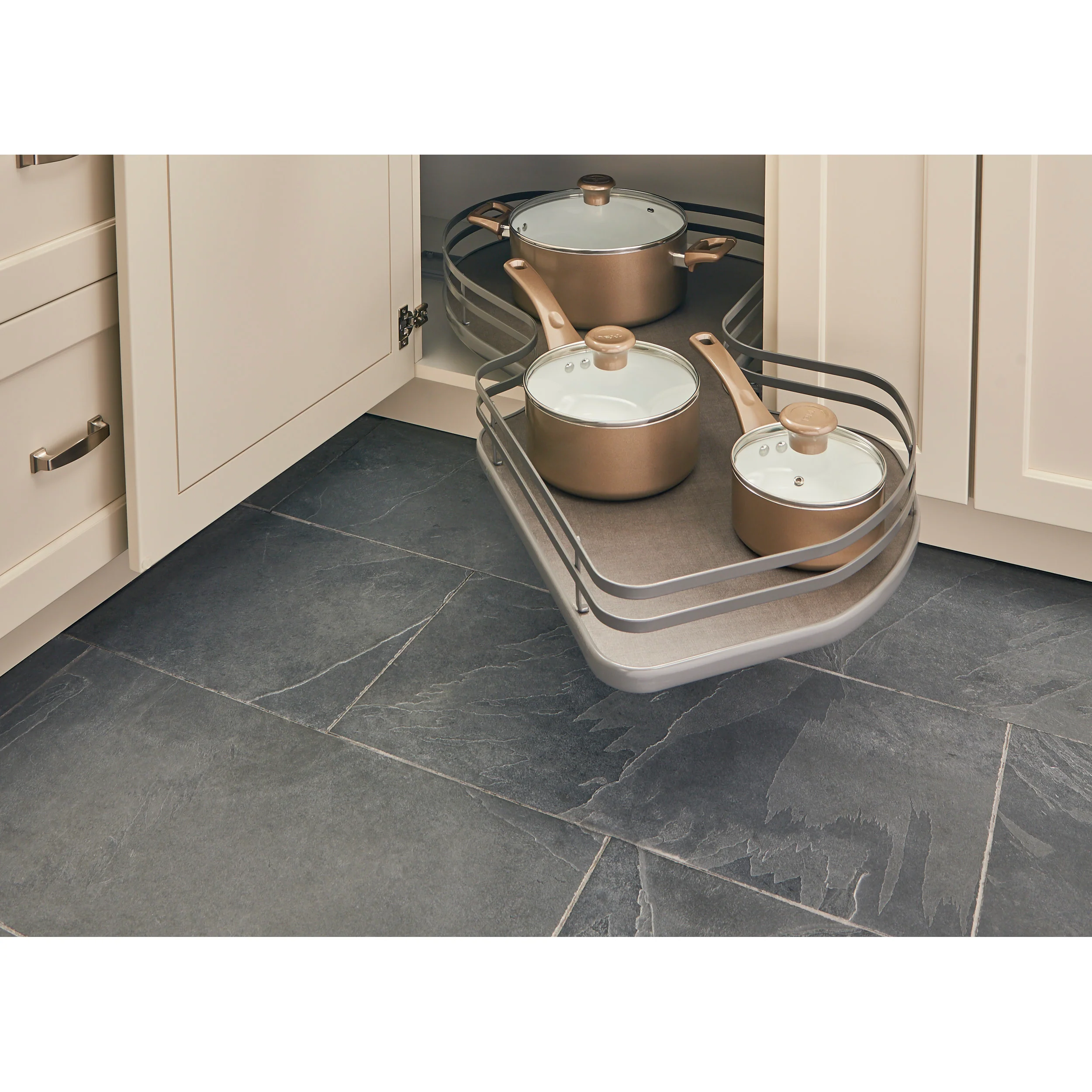 15 in Single-Tier Organizer for a Blind Right Gray 33 in (838 mm) W x 21.85 in (555 mm) D x 6.5 in (165 mm) H - Image 3