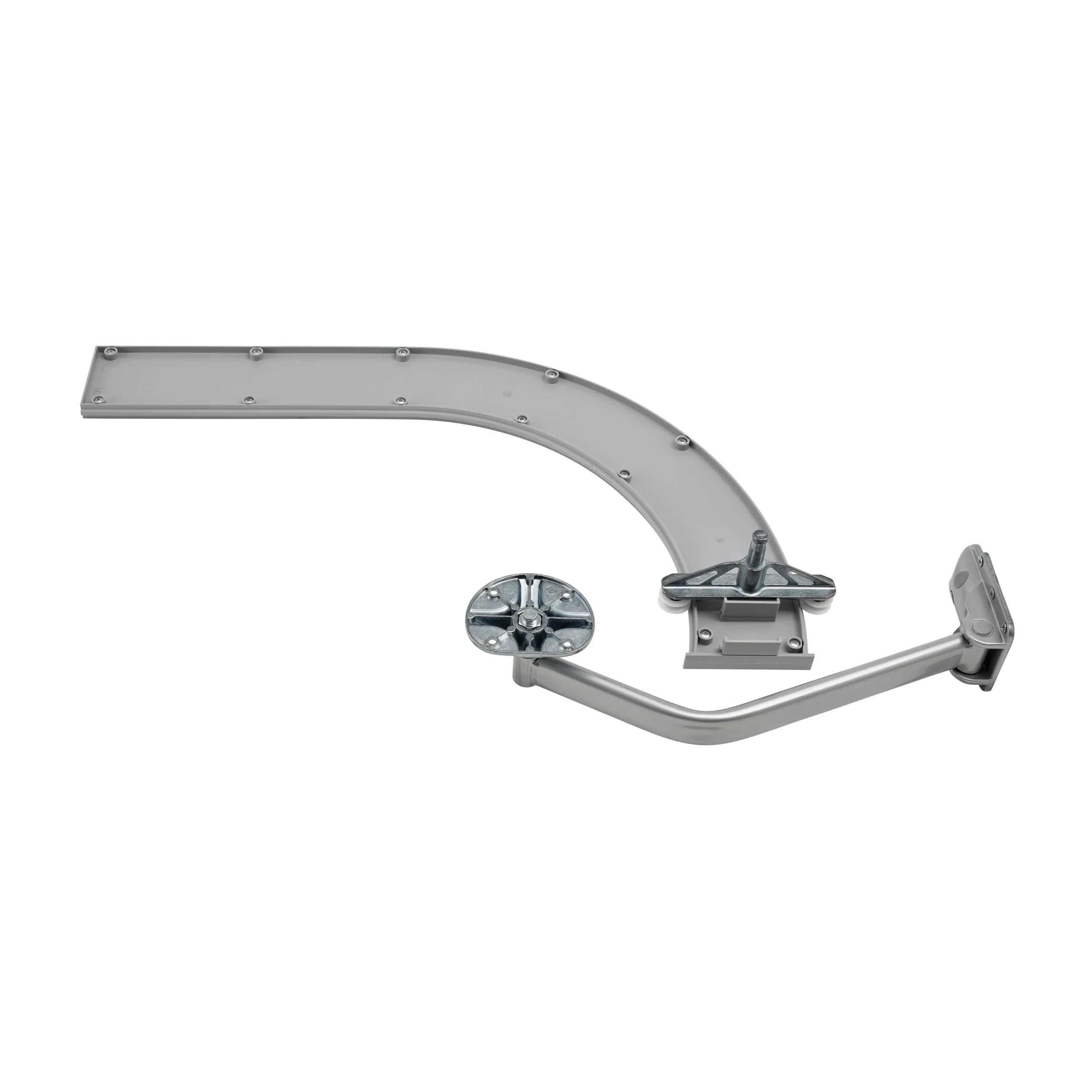 18 in Single-Tier Organizer for a Blind Left Gray  37.63 in (956 mm) W x 21.56 in (548 mm) D x 6.5 in (165 mm) H - Image 4