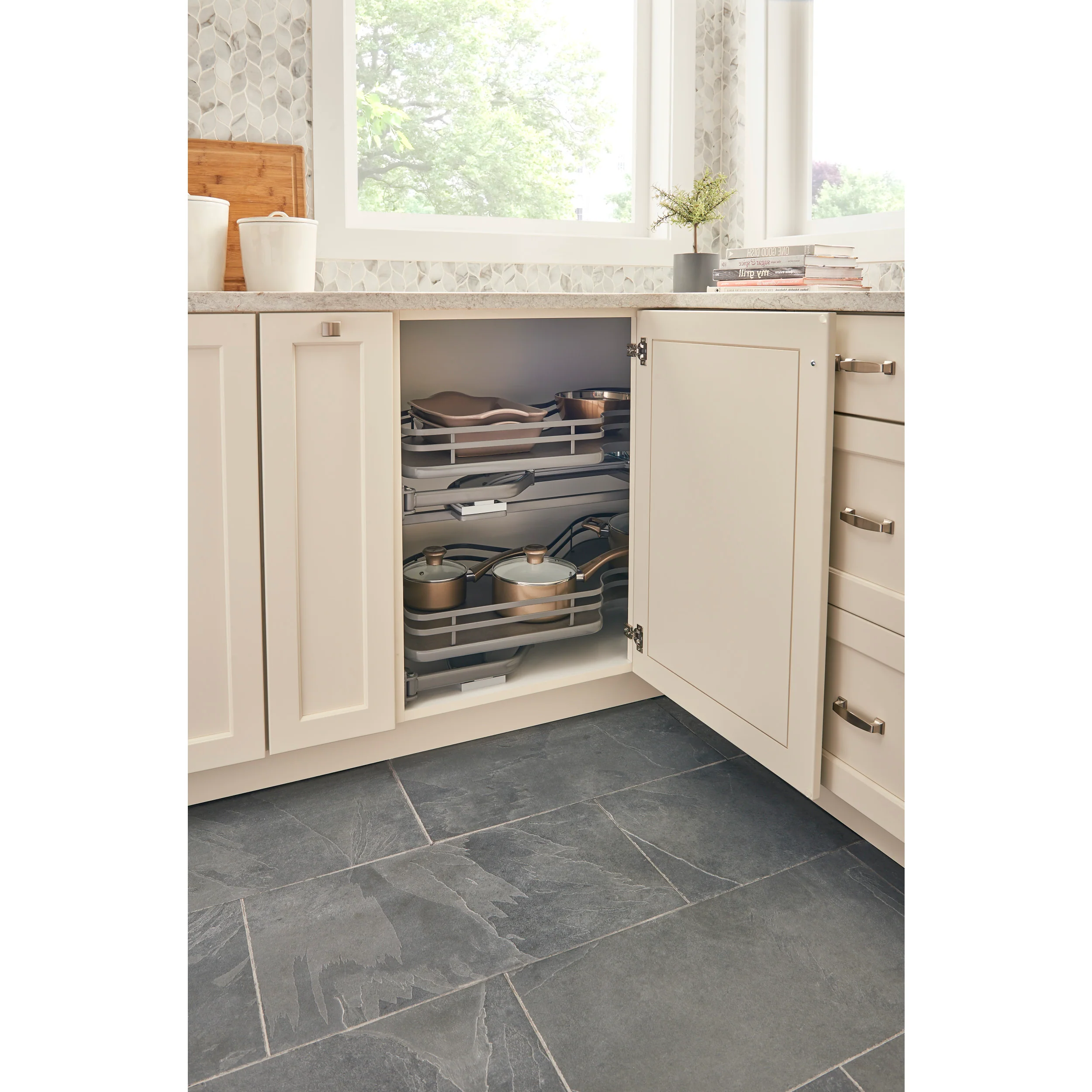 15 in Two-Tier Organizer for a Blind Right Gray 33 in (838 mm) W x 21.85 in (555 mm) D x 24.5 in (622 mm) H - Image 12