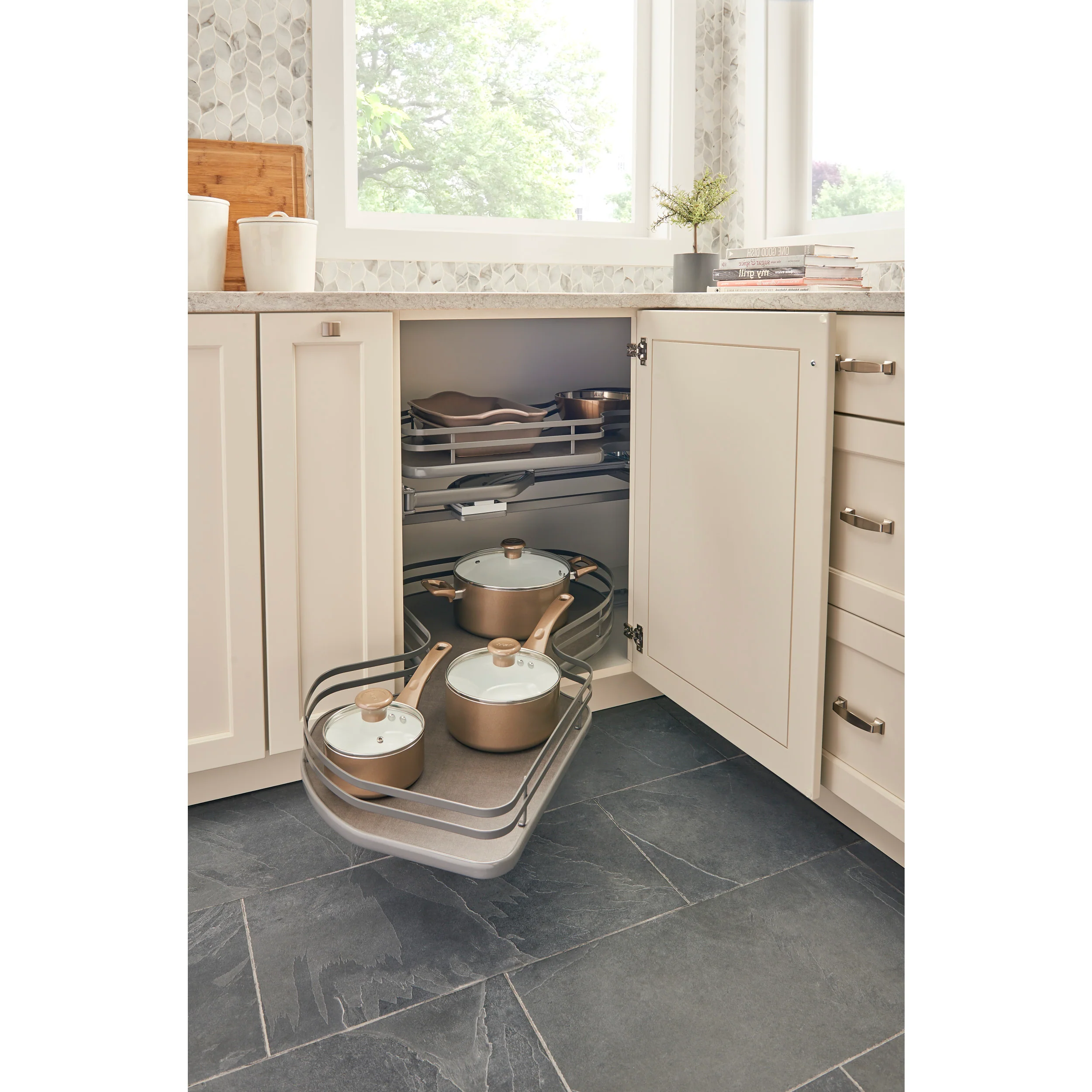 15 in Two-Tier Organizer for a Blind Right Gray 33 in (838 mm) W x 21.85 in (555 mm) D x 24.5 in (622 mm) H - Image 5