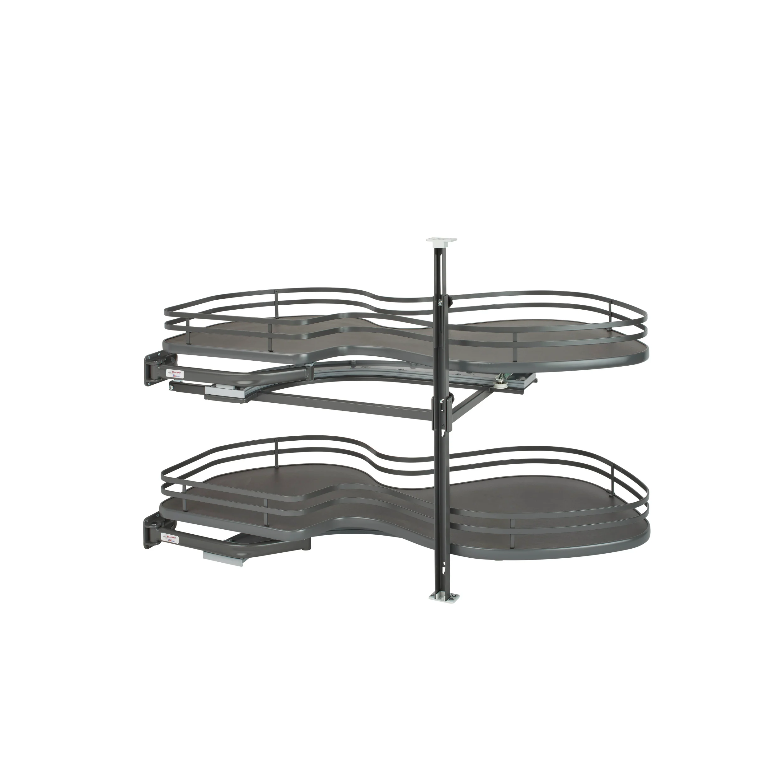 18 in Two-Tier Organizer for a Blind Right Gray  37.6 in (955 mm) W x 21.55 in (547 mm) D x 24.5 in (622 mm) H - Image 11