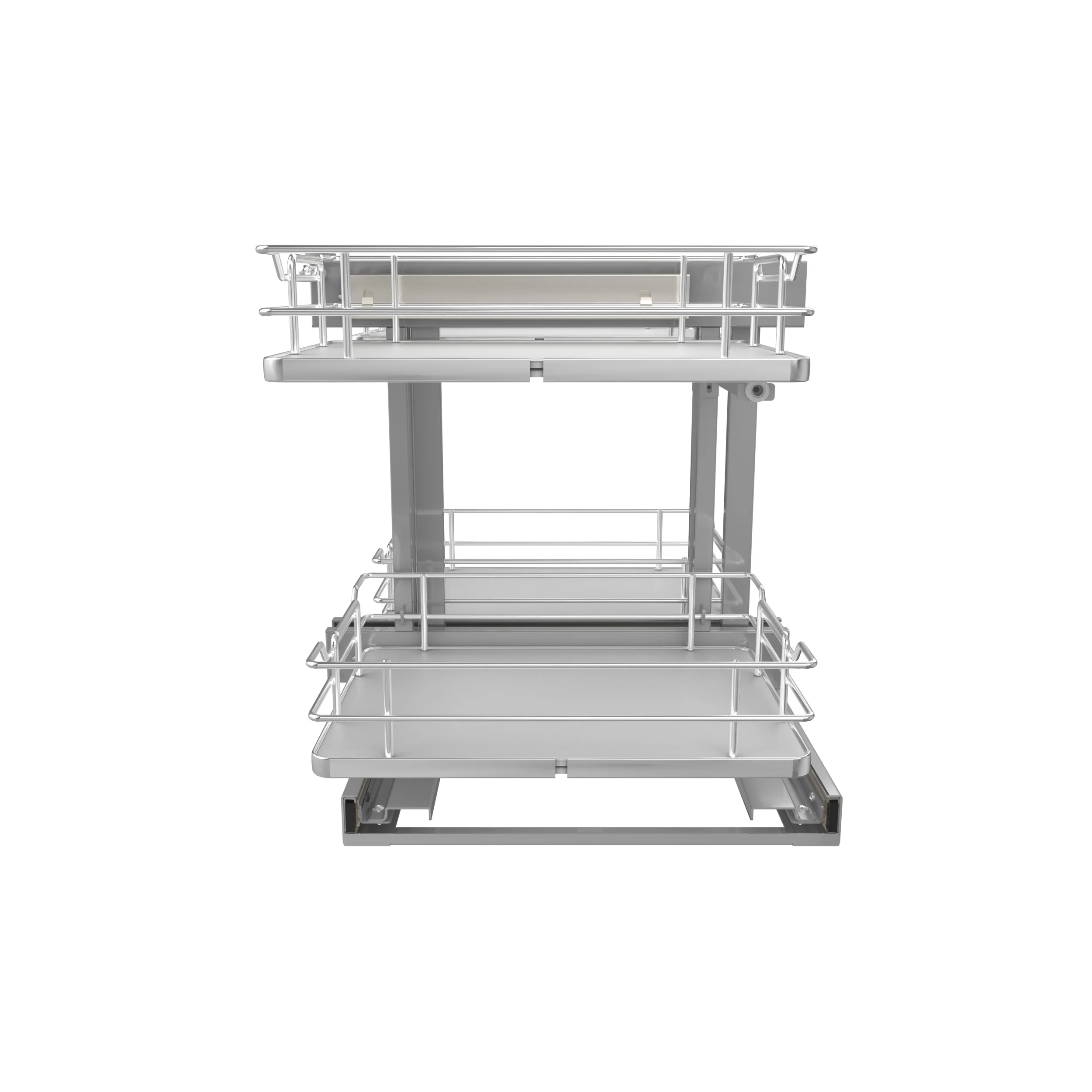 15 in Gray Blind Corner Organizer Soft-Close Gray  26.25 in (667 mm) W x 20.25 in (514 mm) D x 21 in (533 mm) H - Image 11