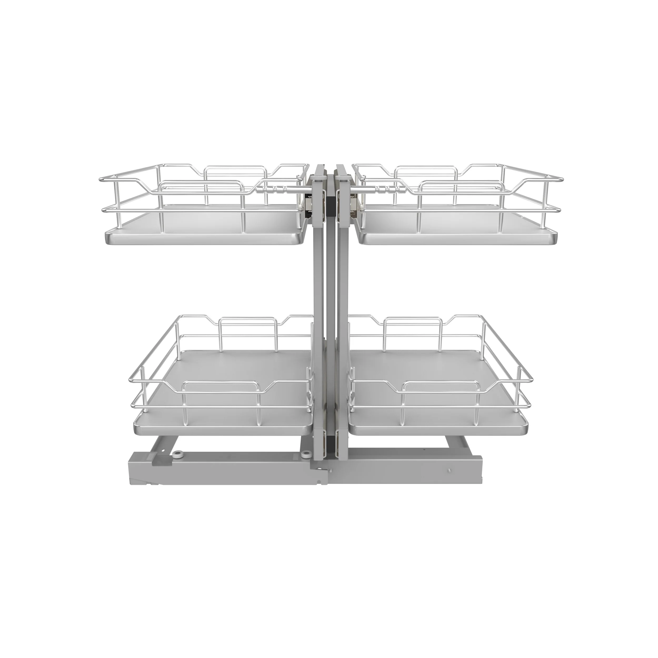 15 in Gray Blind Corner Organizer Soft-Close Gray  26.25 in (667 mm) W x 20.25 in (514 mm) D x 21 in (533 mm) H - Image 17