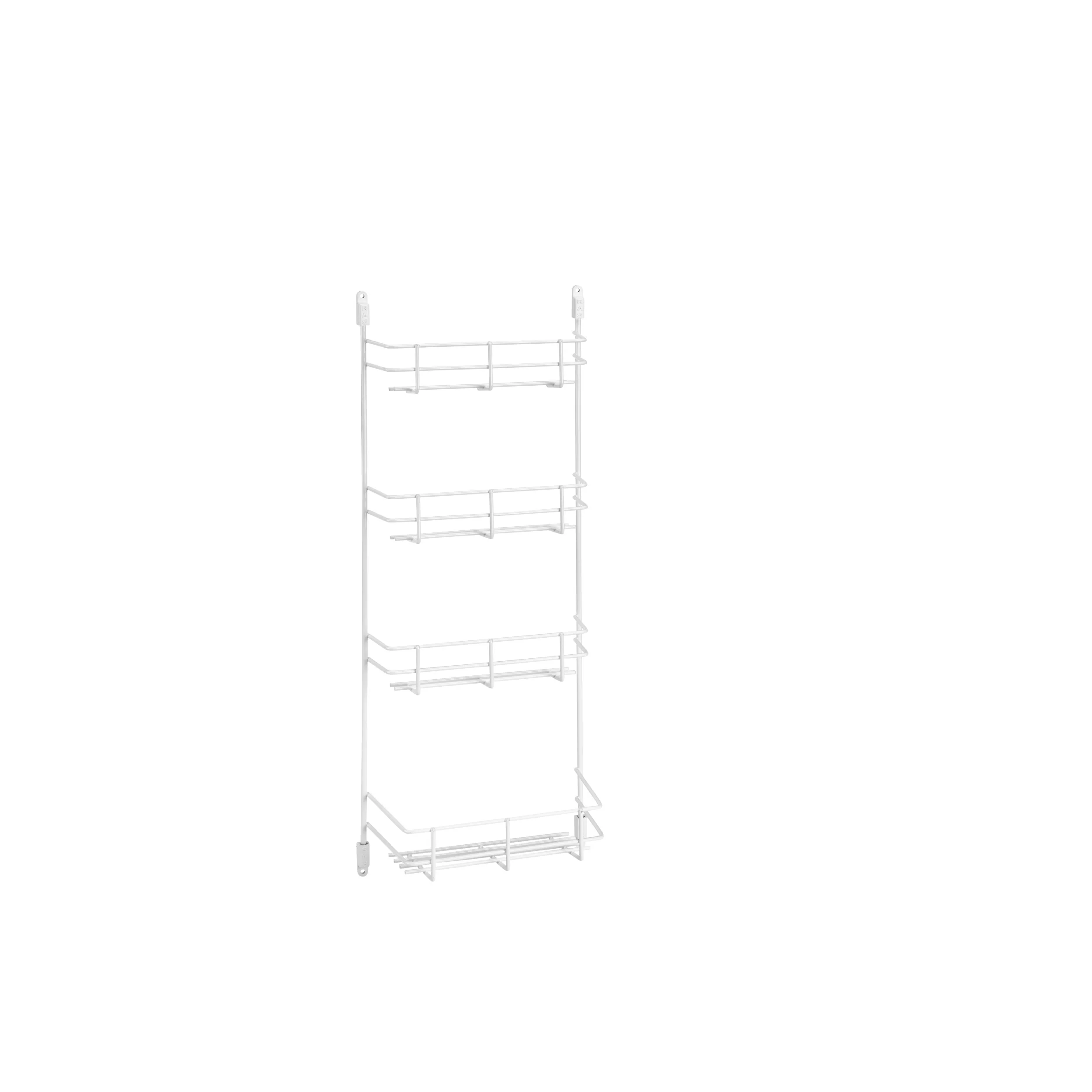 8 in Door Mount Spice Rack White 7.88 in (200 mm) W x 2.38 in (60 mm) D x 21.38 in (543 mm) H - Image 2