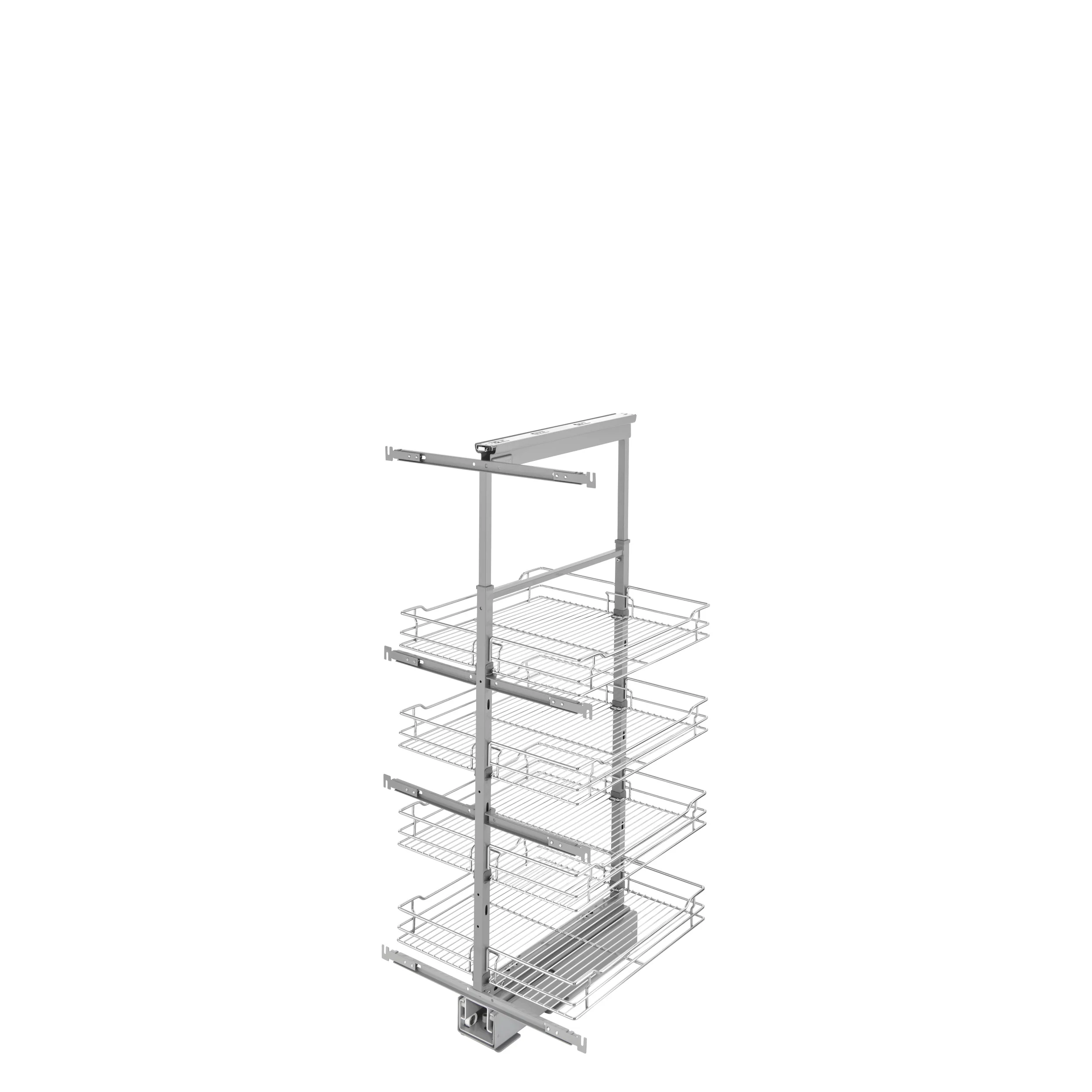 20 in Chrome Basket Pantry Pullout Soft Close Chrome  20.69 in (526 mm) W x 21.69 in (551 mm) D x 43.41 in (1103 mm) H - Image 6