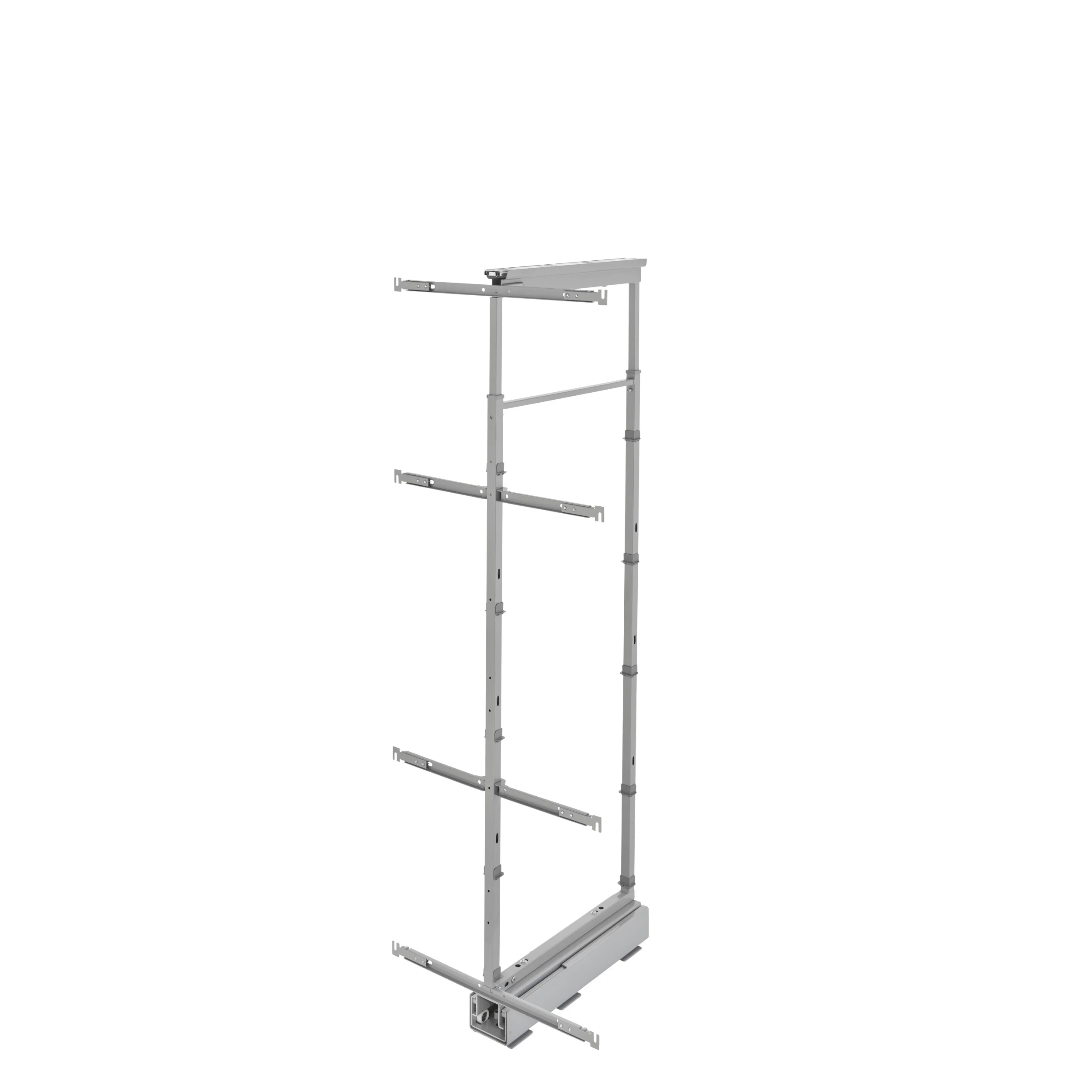 8 in Chrome Basket Pantry Pullout Soft Close Chrome 8.25 in (210 mm) W x 21.69 in (551 mm) D x 58.25 in (1480 mm) H - Image 7