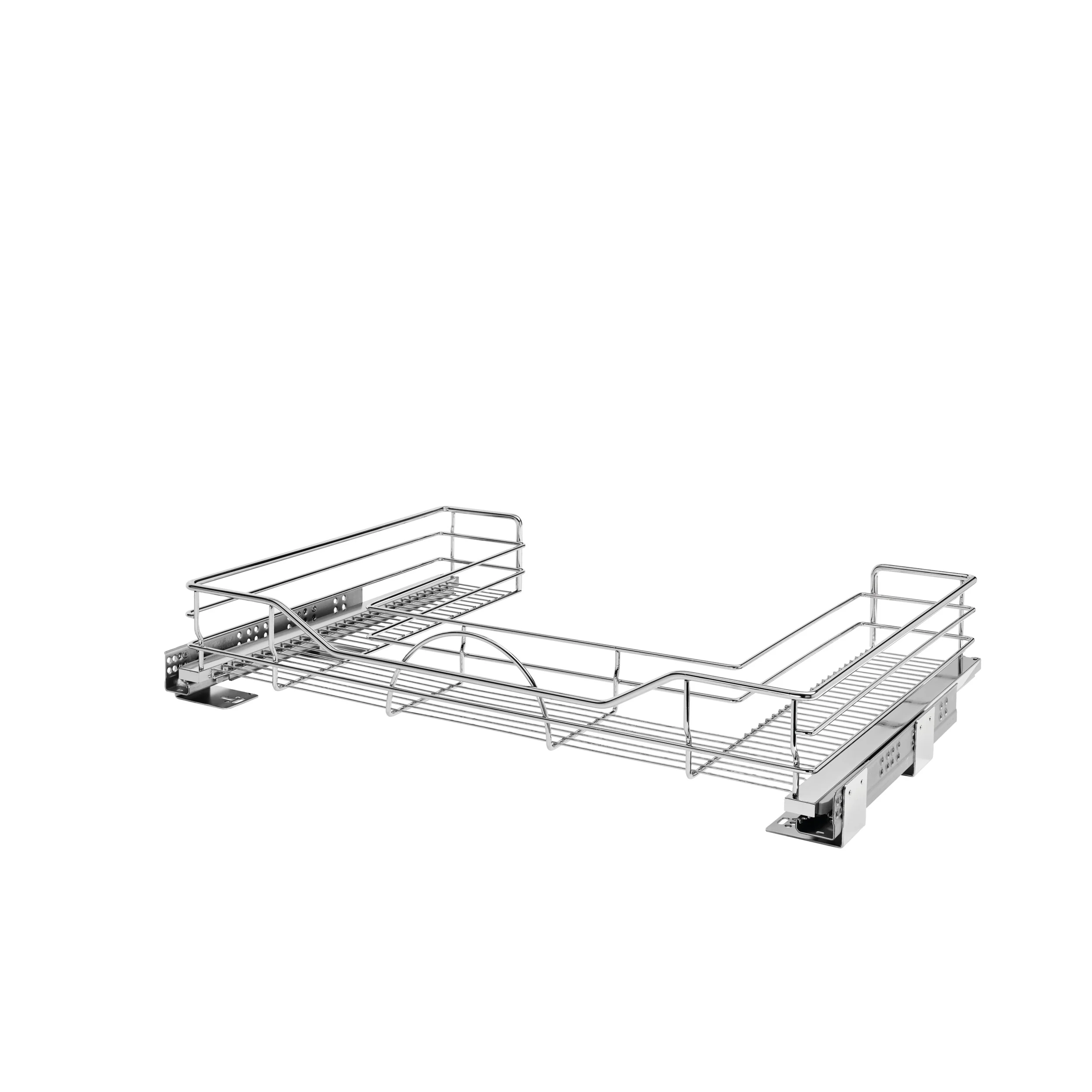 33 in Chrome U-Shaped Pull Out w/Soft-Close Chrome  32.5 in (826 mm) W x 21.9 in (556 mm) D x 5.2 in (132 mm) H - Image 3