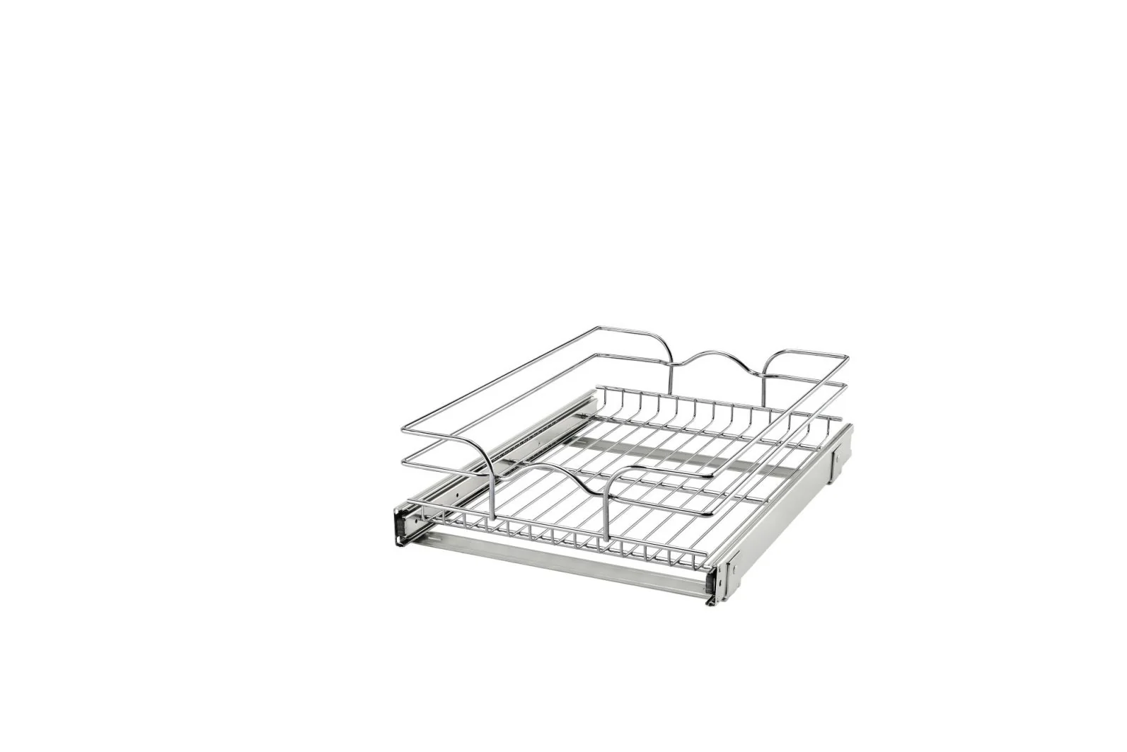 15 in Chrome Single Wire Basket (20 in Depth) Chrome 14.38 in (365 mm) W x 20 in (508 mm) D x 7 in (178 mm) H