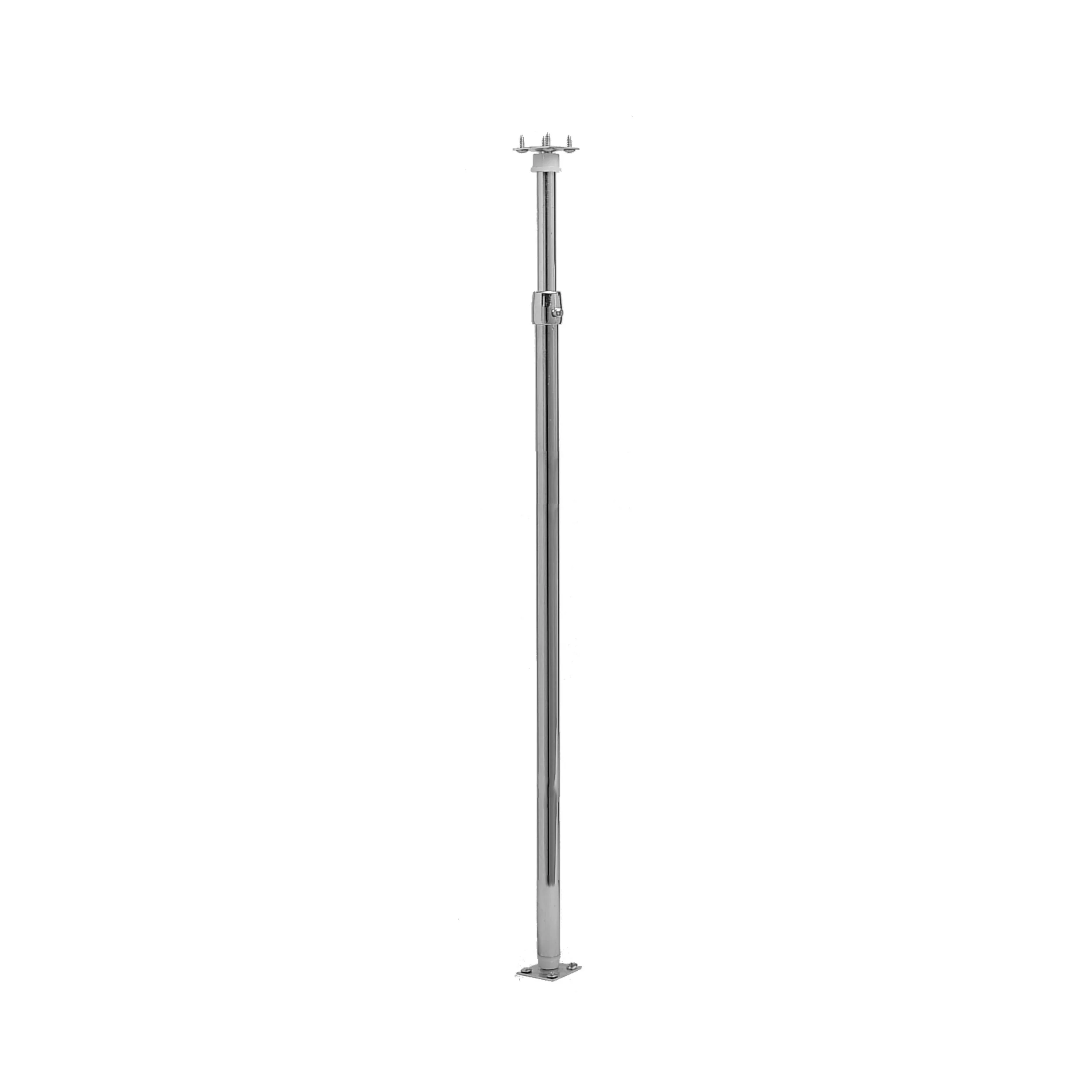 20 in Chrome Full Circle Lazy Susans 2-Shelf Almond 20 in (508 mm) W x 20 in (508 mm) D x 24 in (610 mm) H - Image 3