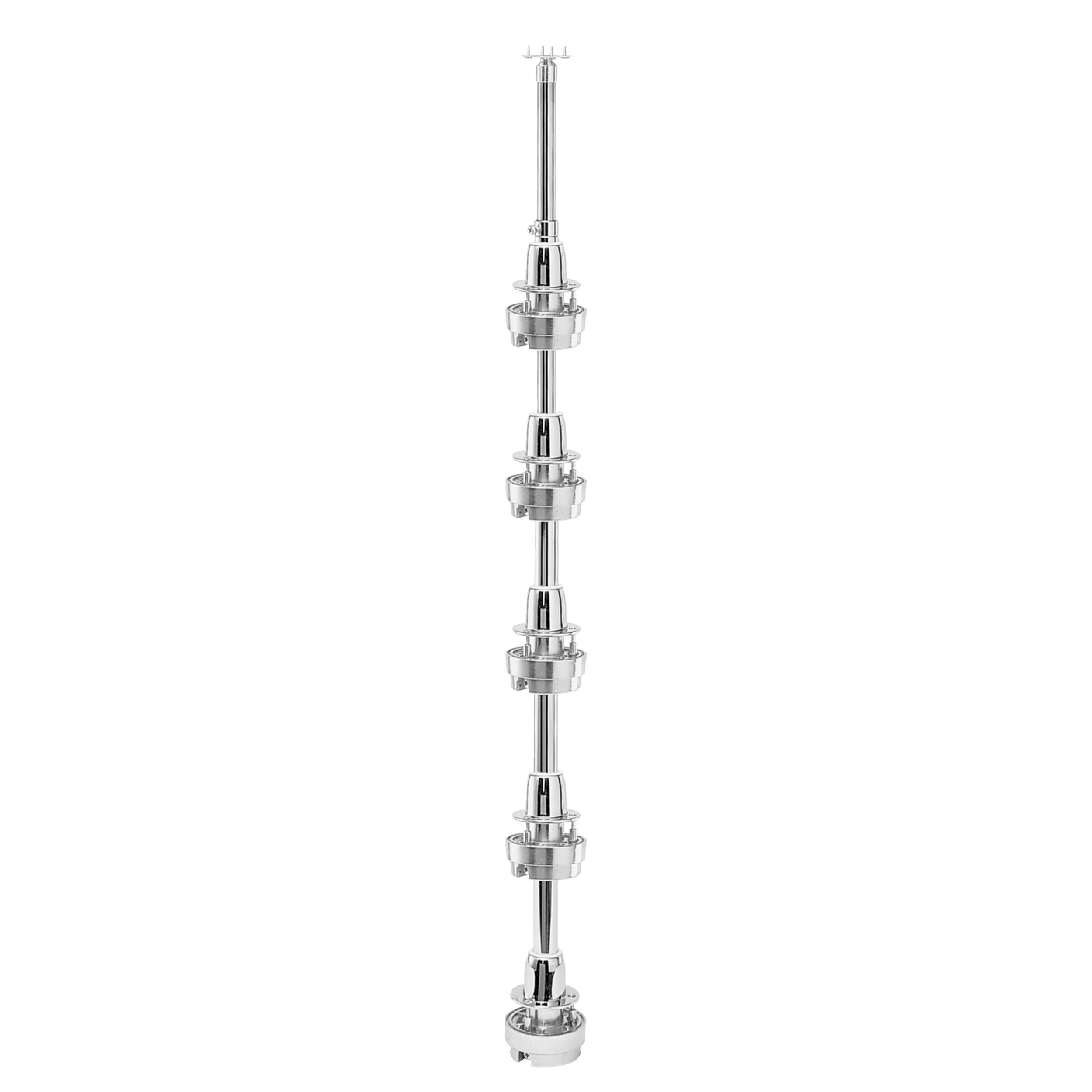16 in White Polymer Pantry Full Circle Lazy Susans White  16 in (406 mm) W x 16 in (406 mm) D x 56 in (1422 mm) H
