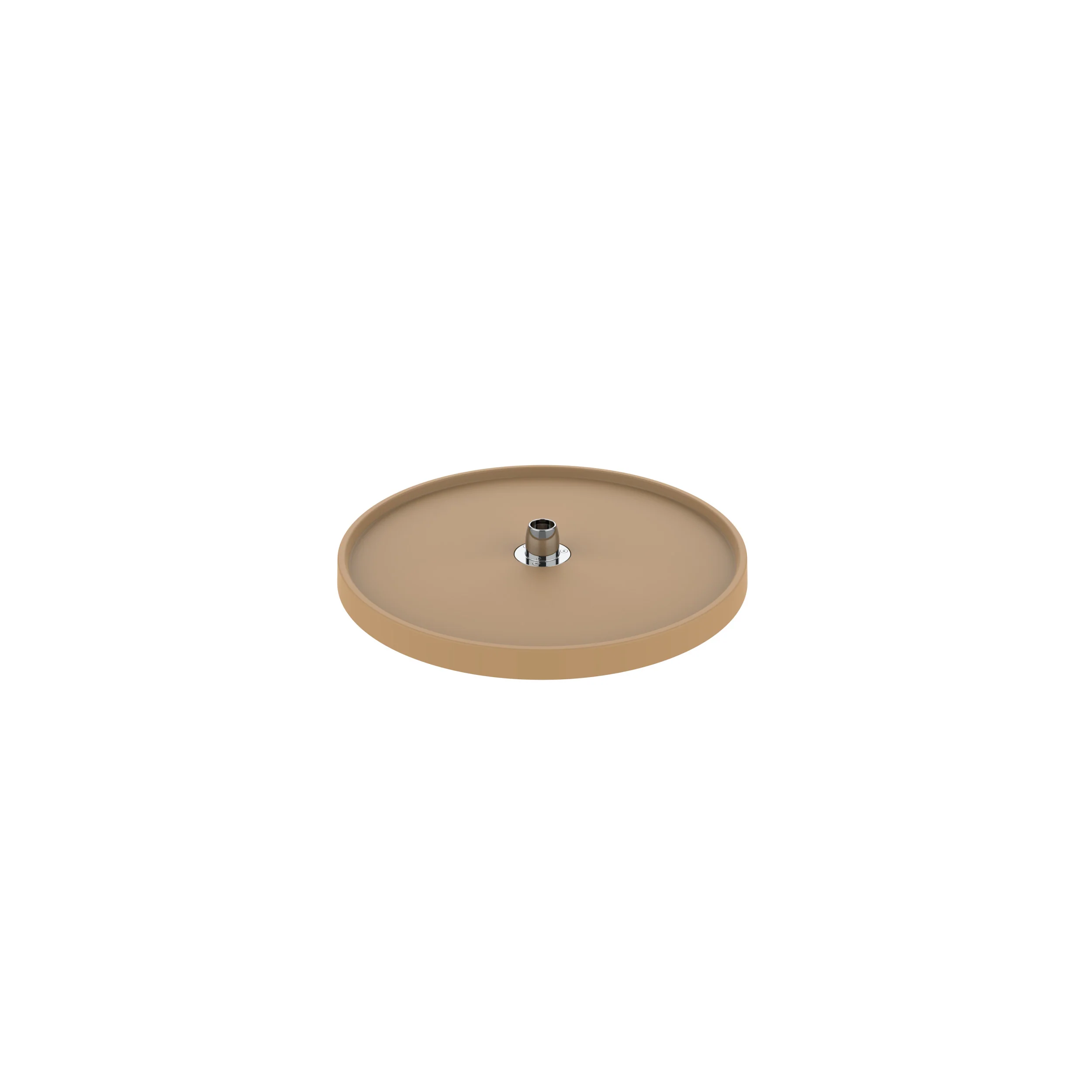 16 in Almond PolymerFull Circle Lazy Susan Shelf Only Almond  16 in (406 mm) W x 16 in (406 mm) D x 1.3 in (33 mm) H - Image 5