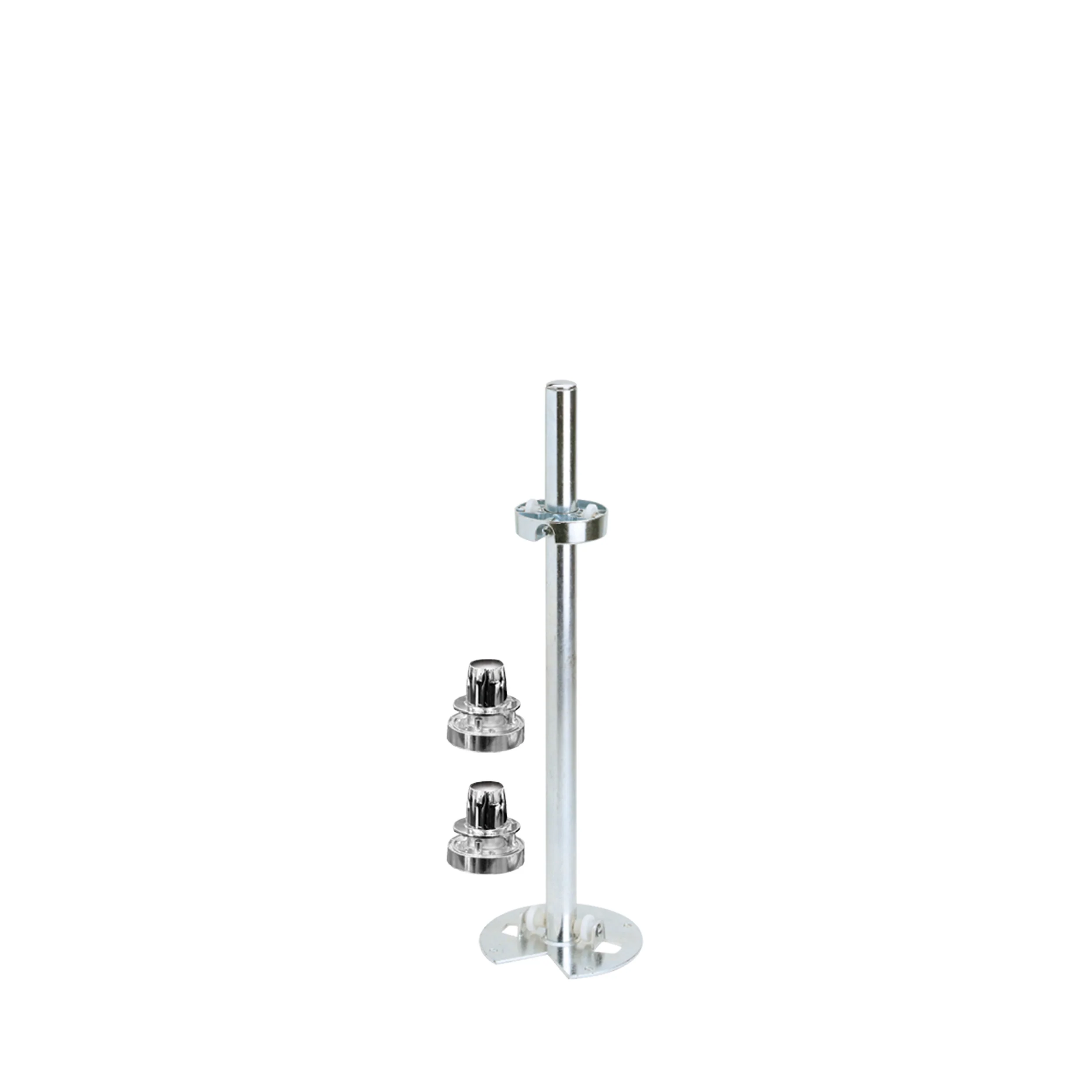 22 in Almond Polymer D-Shape Lazy Susan Shelf Only Almond  22 in (559 mm) W x 22 in (559 mm) D x 1.24 in (31 mm) H - Image 2