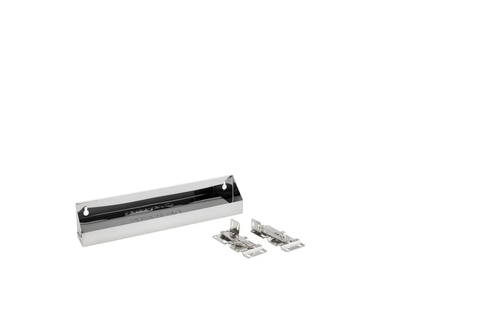 14-1/4 in Stainless Steel Tip-Out Tray Silver 14.25 in (362 mm) W x 2.13 in (54 mm) D x 3 in (76 mm) H