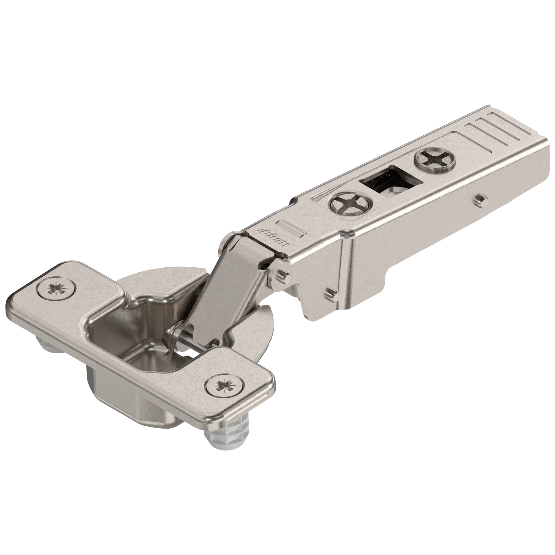 Blum CLIP top 95° thick door hinges Free-swinging Full overlay Nickel
