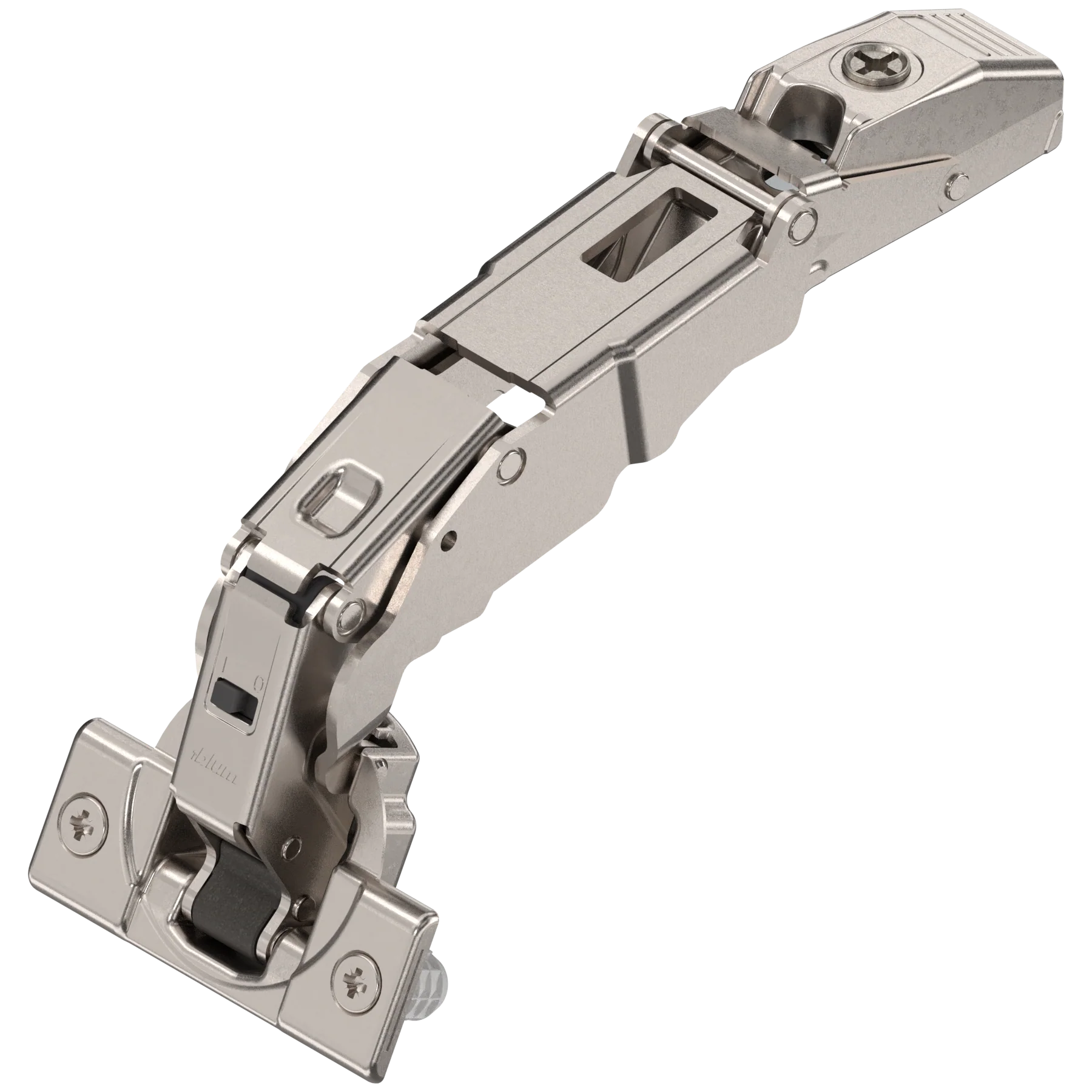 Blum CLIP top 125° zero protrusion hinges for thick doors Press-in Nickel