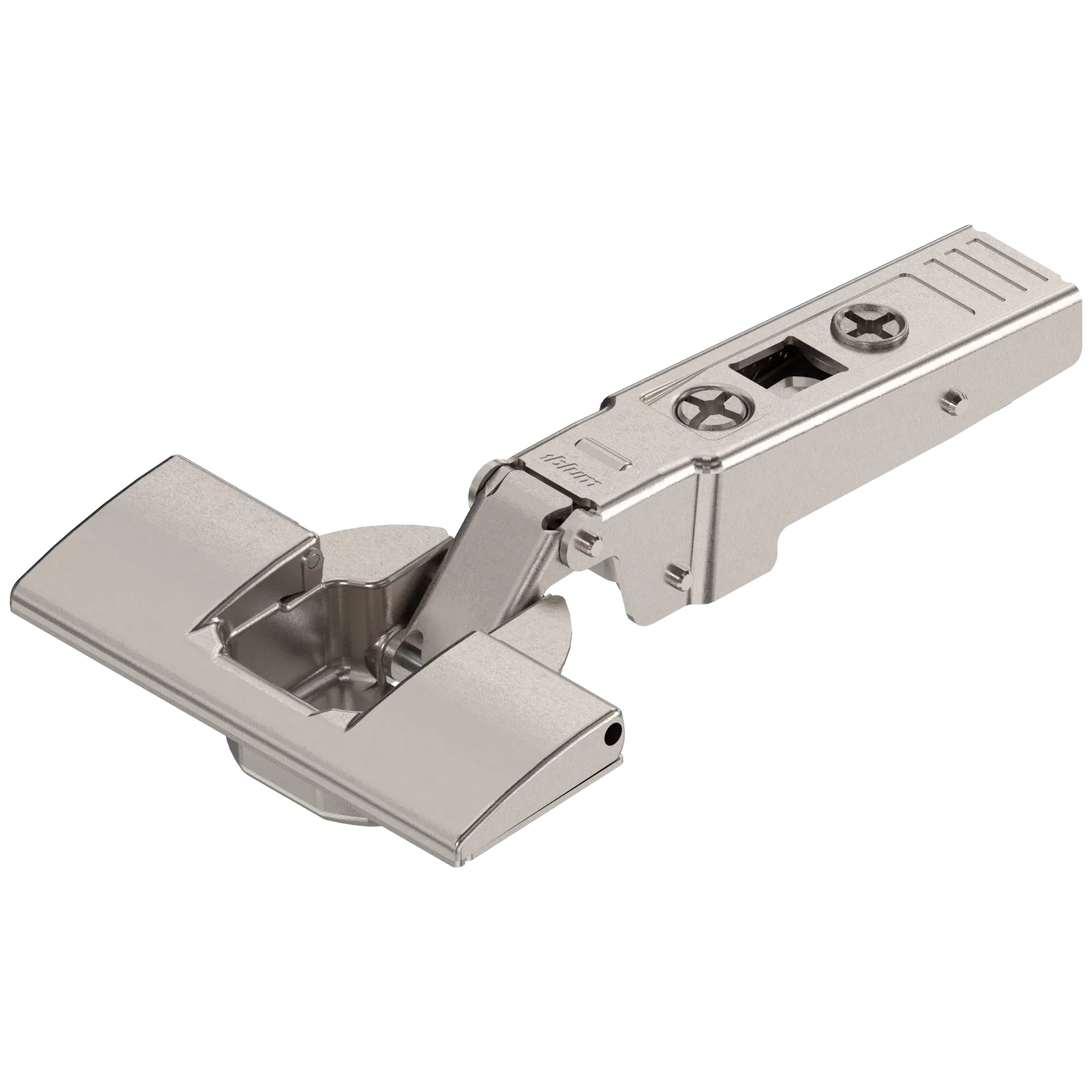 Blum CLIP top 95° thick door hinges Self-closing Full overlay Nickel