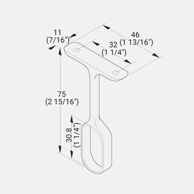 Center Support tube Nickel - Image 2