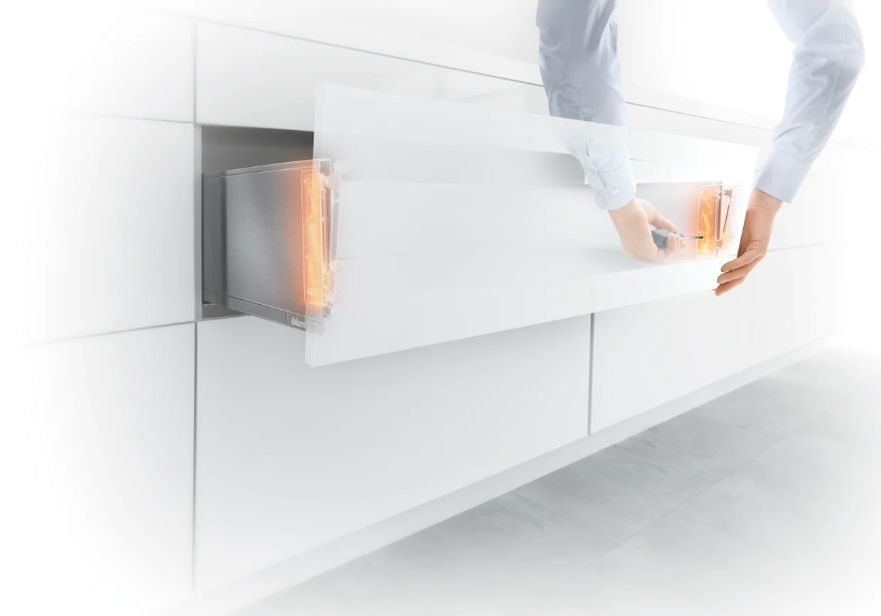 DRAWER BOX KIT BLUM LEGRABOX C HEIGHT (7") 22" LENGTH - ORION GRAY - Image 4