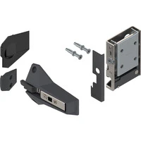 REVEGO DUO, ASSEMBLY SET ONE DBL DOOR, LEFT, BLACK